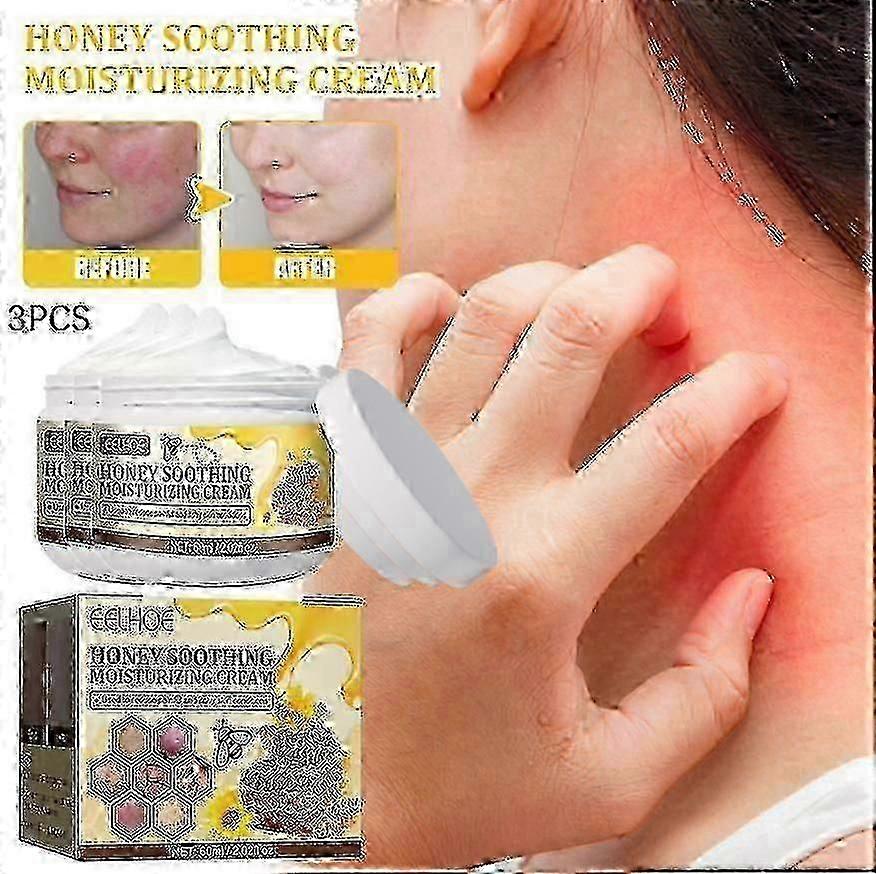 1pc Eelhoe Honey Soothing Moisturizing Cream Moisturizing Moisturizing Cream Soothes And Repairs Sensitive Skin Anti-drying