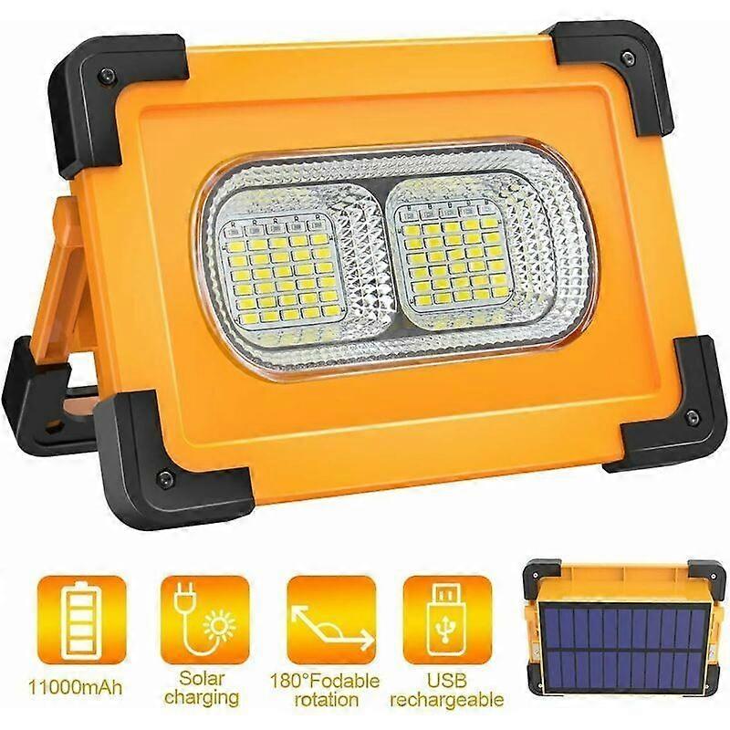 Rechargeable LED Floodlight 80W Construction Site Lamp Portable LED Floodlight