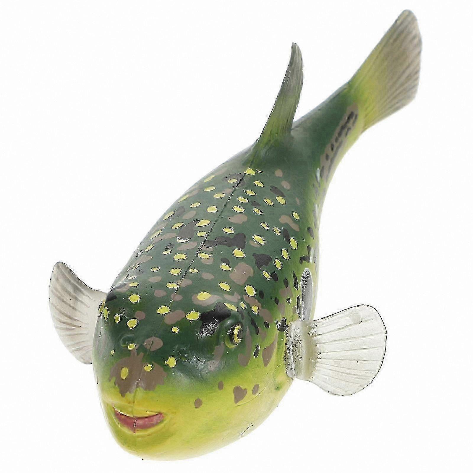 Simulated Sea Creature Puffer Fish Model Decorative Party Accessory