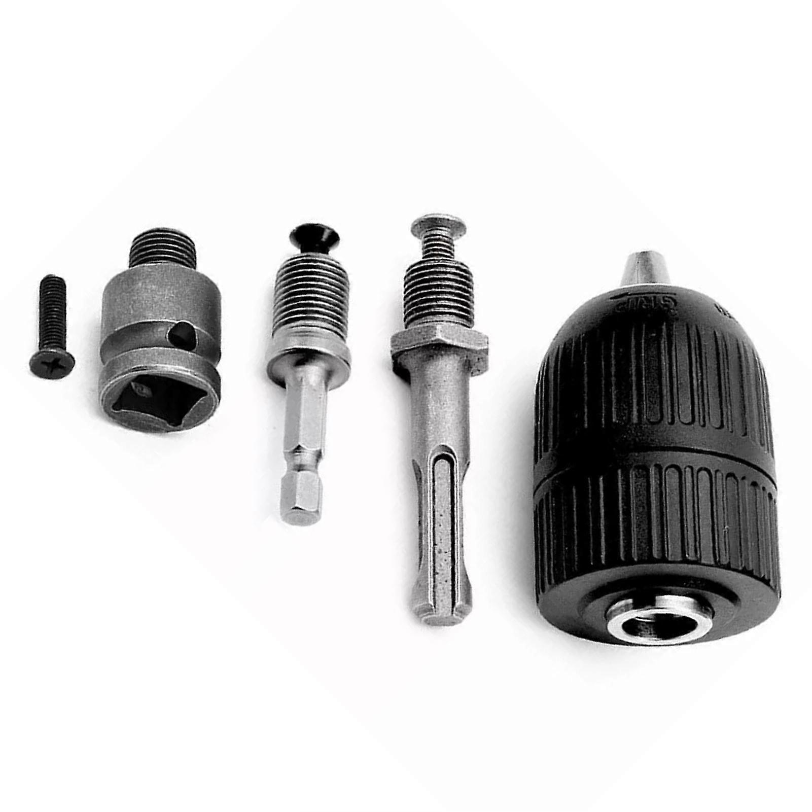 Three-Jaw Electric Drill Chuc-k Converter 2-13MM Clamp Easy Install And Secure Lock Drill Clamp