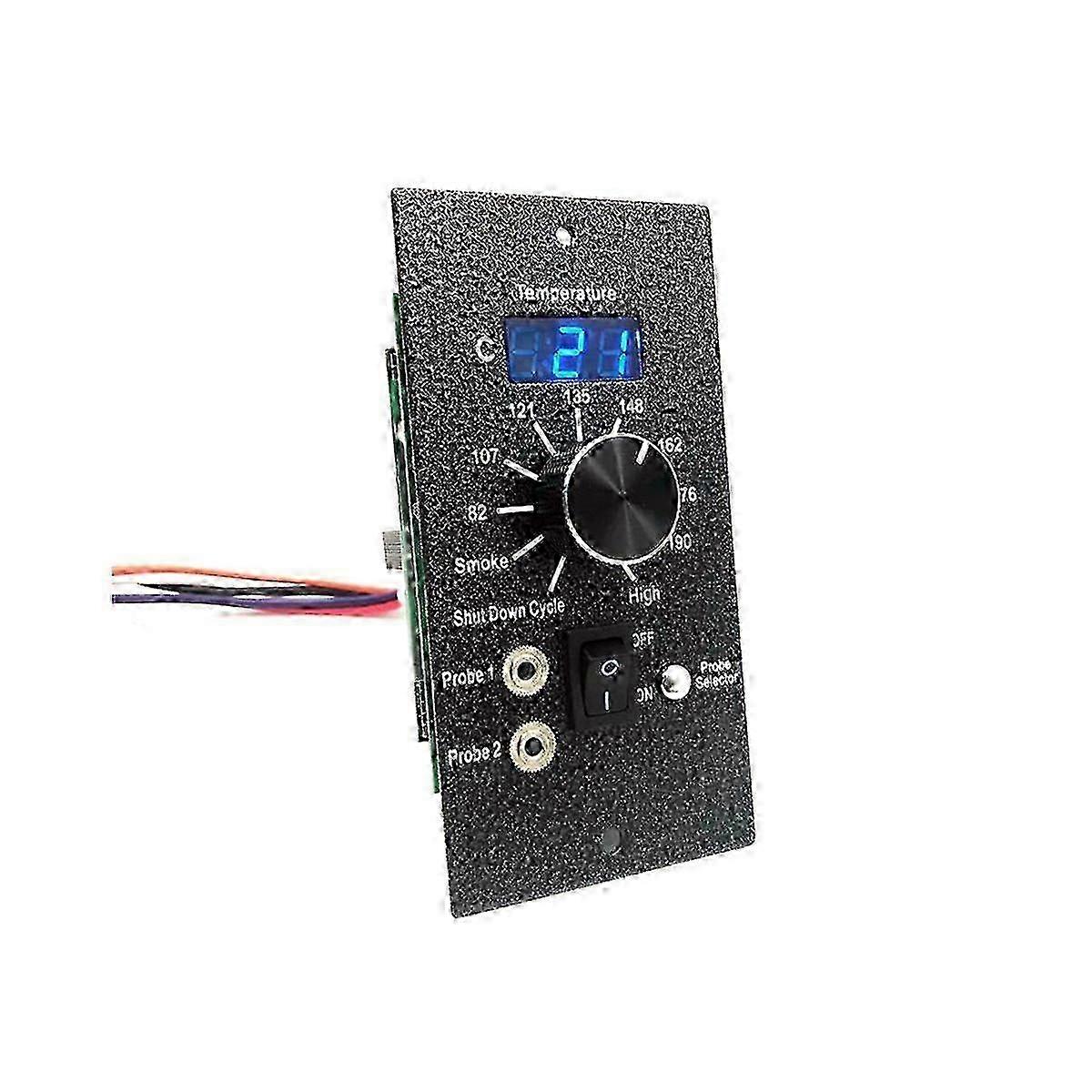 digital thermostat controller for pellet smoker grill bbq 120v