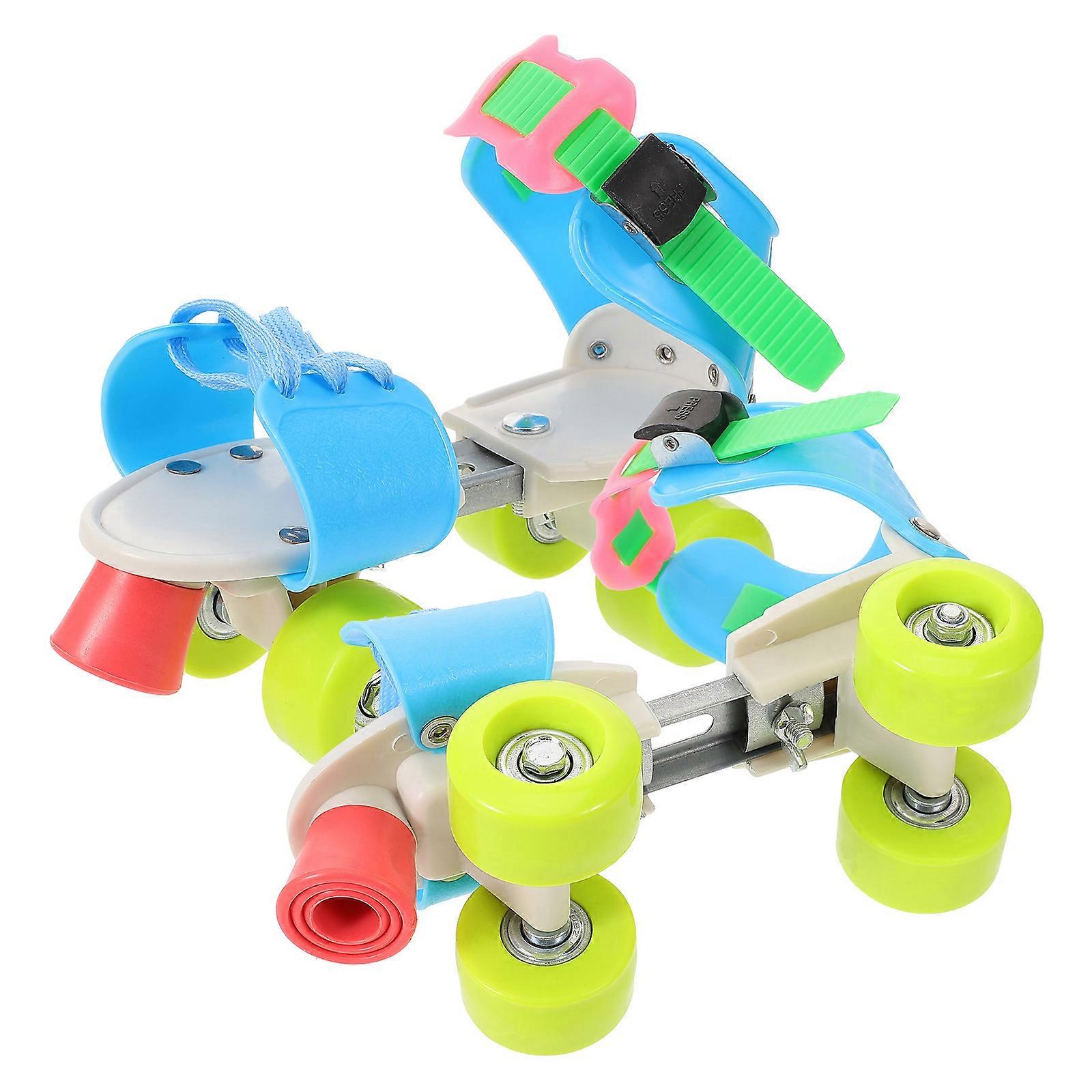 Four Wheel Roller Skates Training Roller Skate Protective Skate Shoe 1Pair