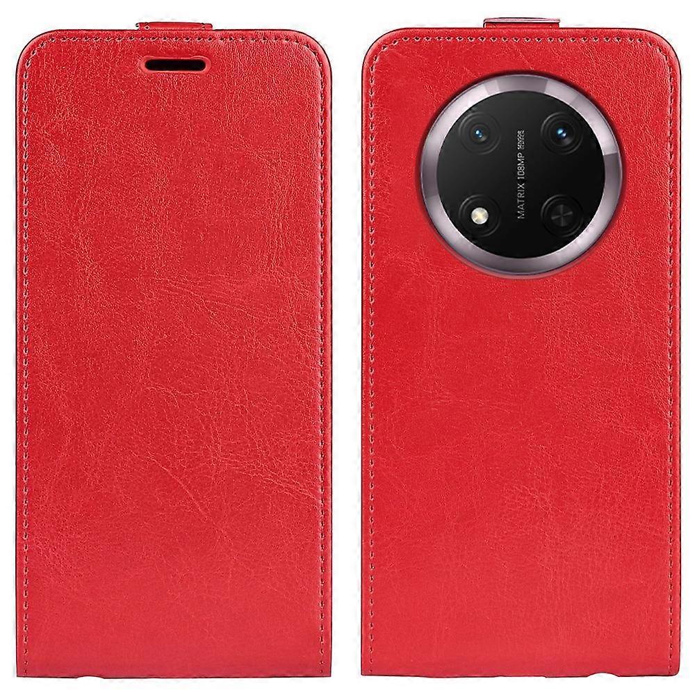 R64 Vertical Flip Leather Case For Honor X9c