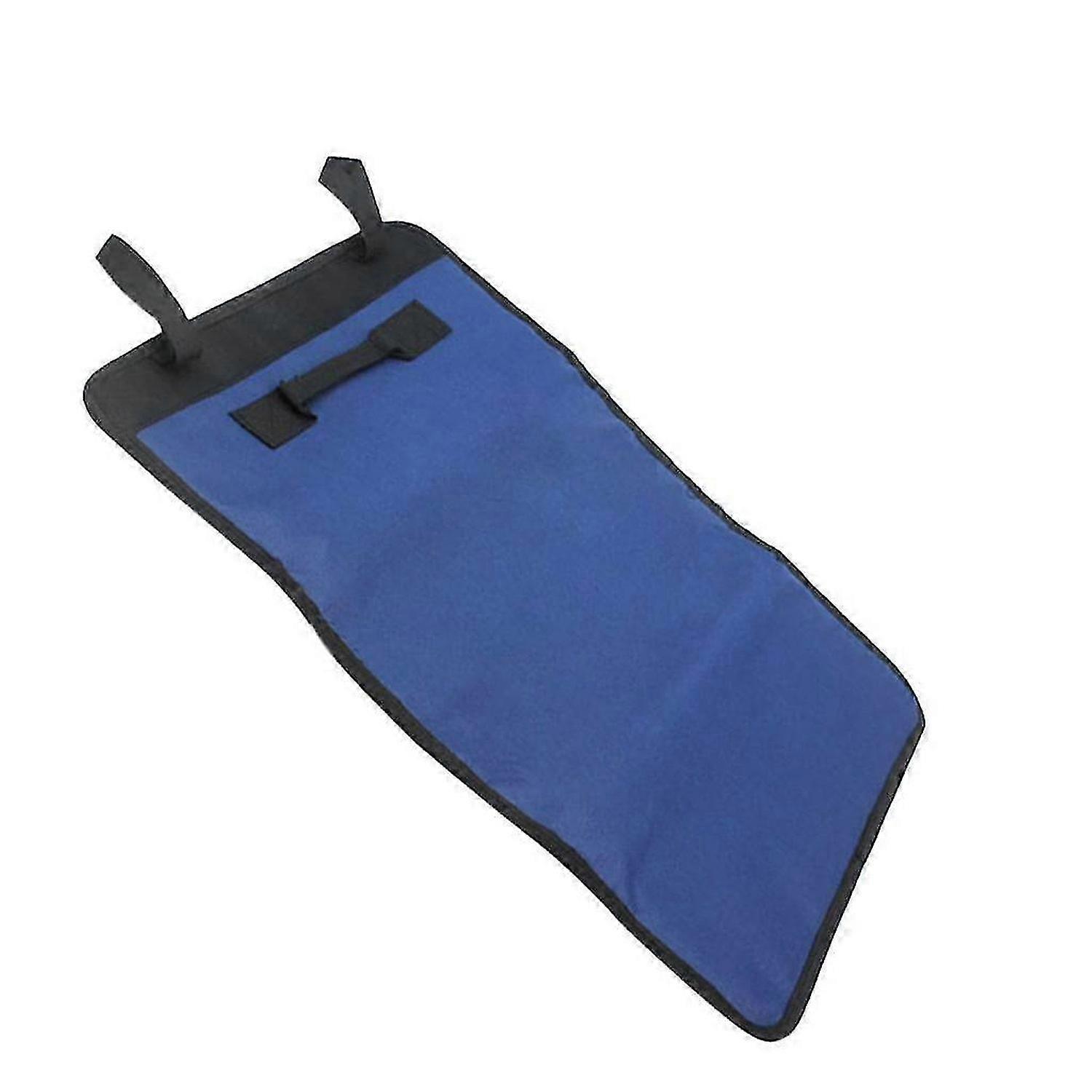 22 Pockets Hardware Tool Roll Plier Screwdriver Spanner Carry Case Bag Blue