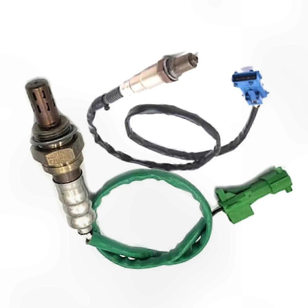 2pcs Universal Oxygen Sensor for Various Car Models Including 1007 106 206 207 306 307 406 407 607 BIPPER PARTNER 1.1L 1.4L 1.6L Engines