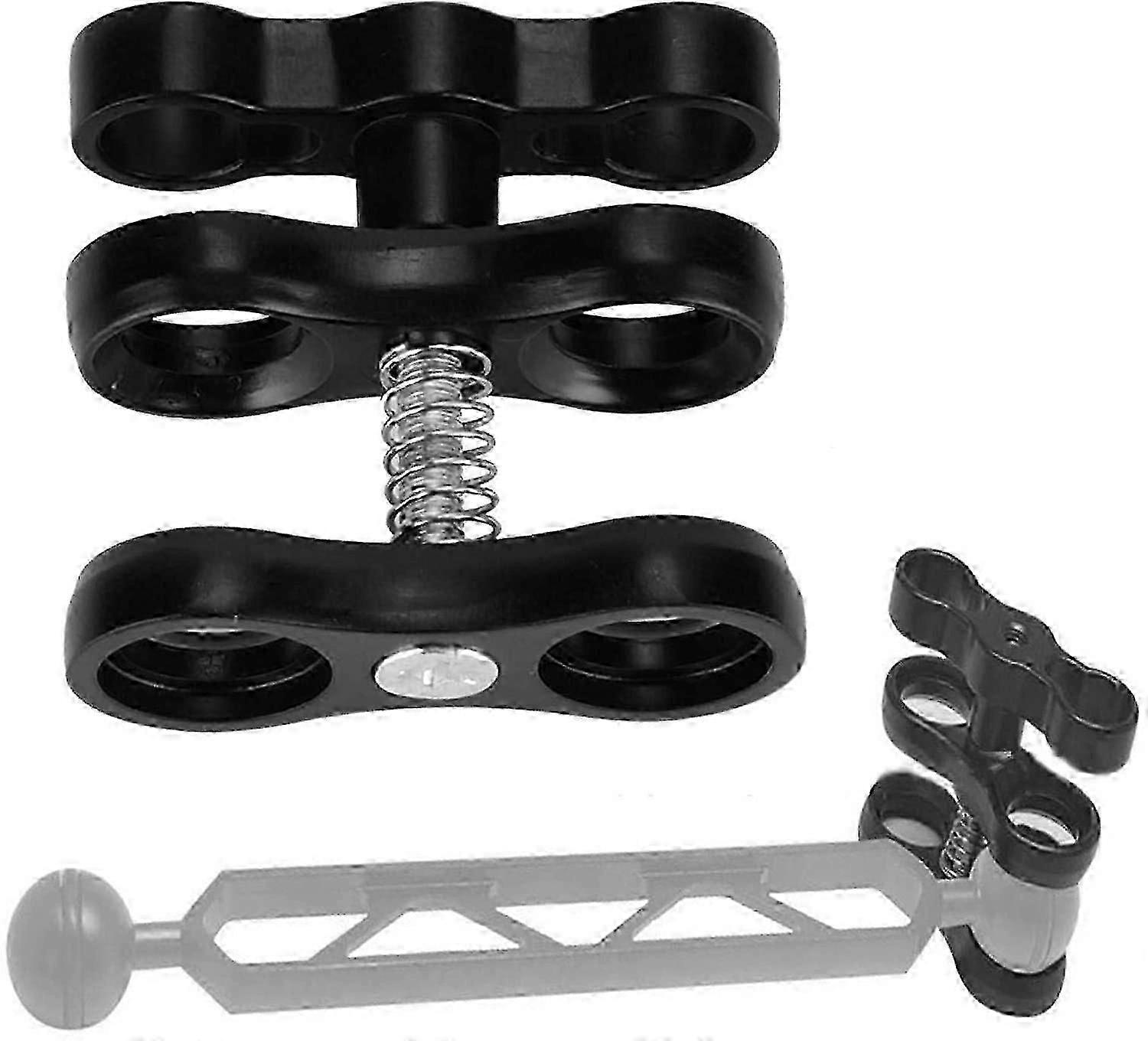 Adapter Mount Butterfly Ball Clamp, Diving Light Clamp, Compatible with Various Camera Brands