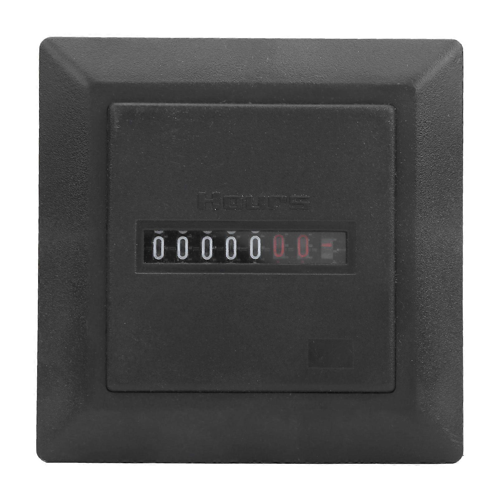 Digital Display Hour Meter AC 220-240V 50Hz Timer Engineering Machinery Tools