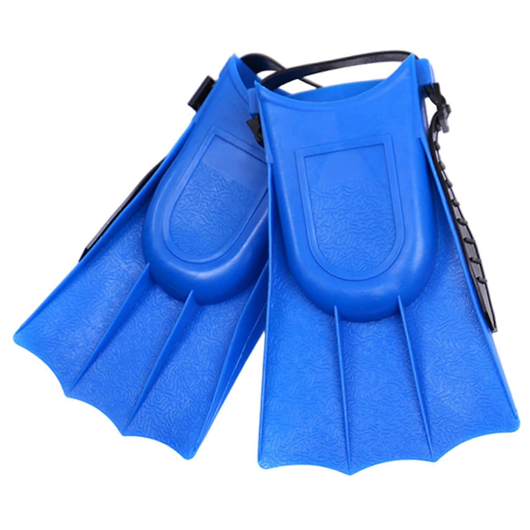 Kids Swim Fins 1 Pair Swimming Flippers Floating Training Fins Size 7.5x4.5 Inches For Children