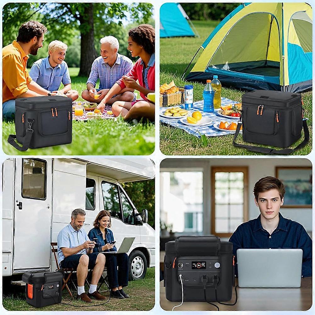 Carrying Bag for Jackery Explorer 1000 V2,Power Station Storage Case with Waterproof Bottom and Side Zipper