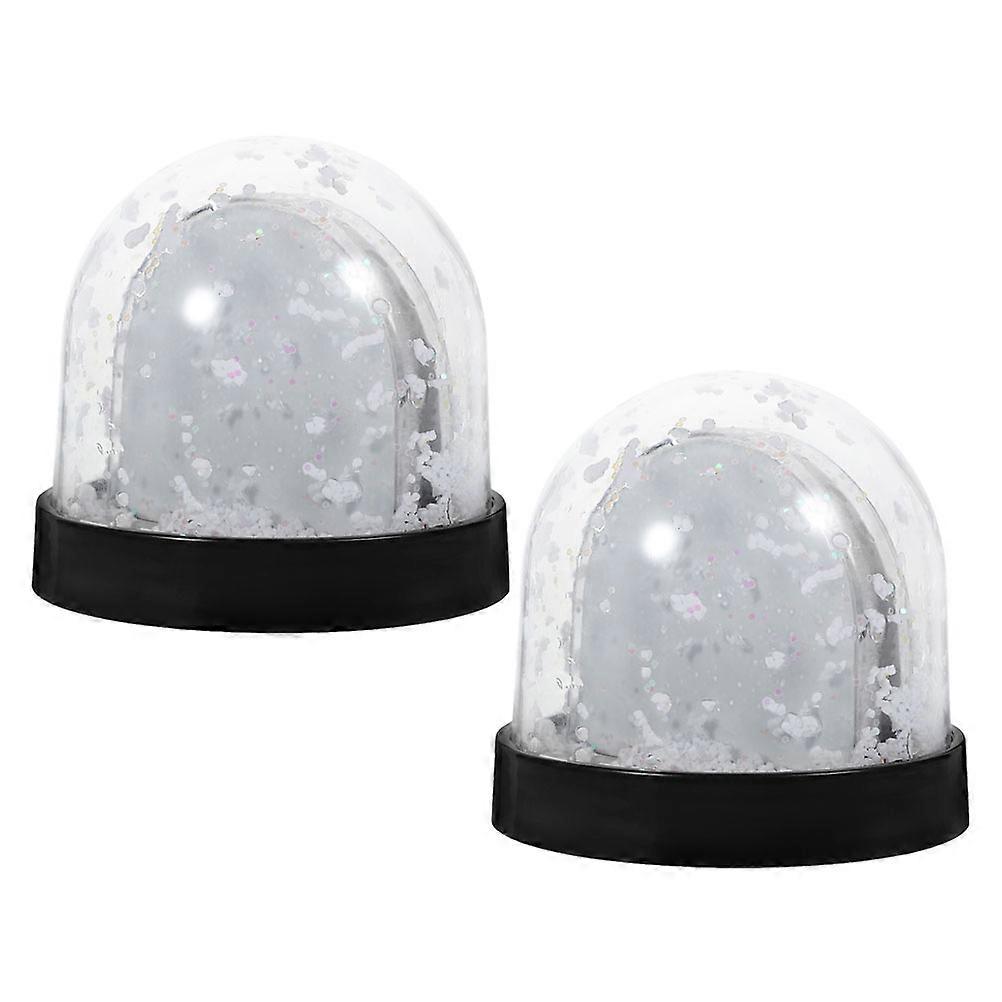 Holiday Snow Globes DIY Sublimation Photo Globe for Decoration 10Pcs