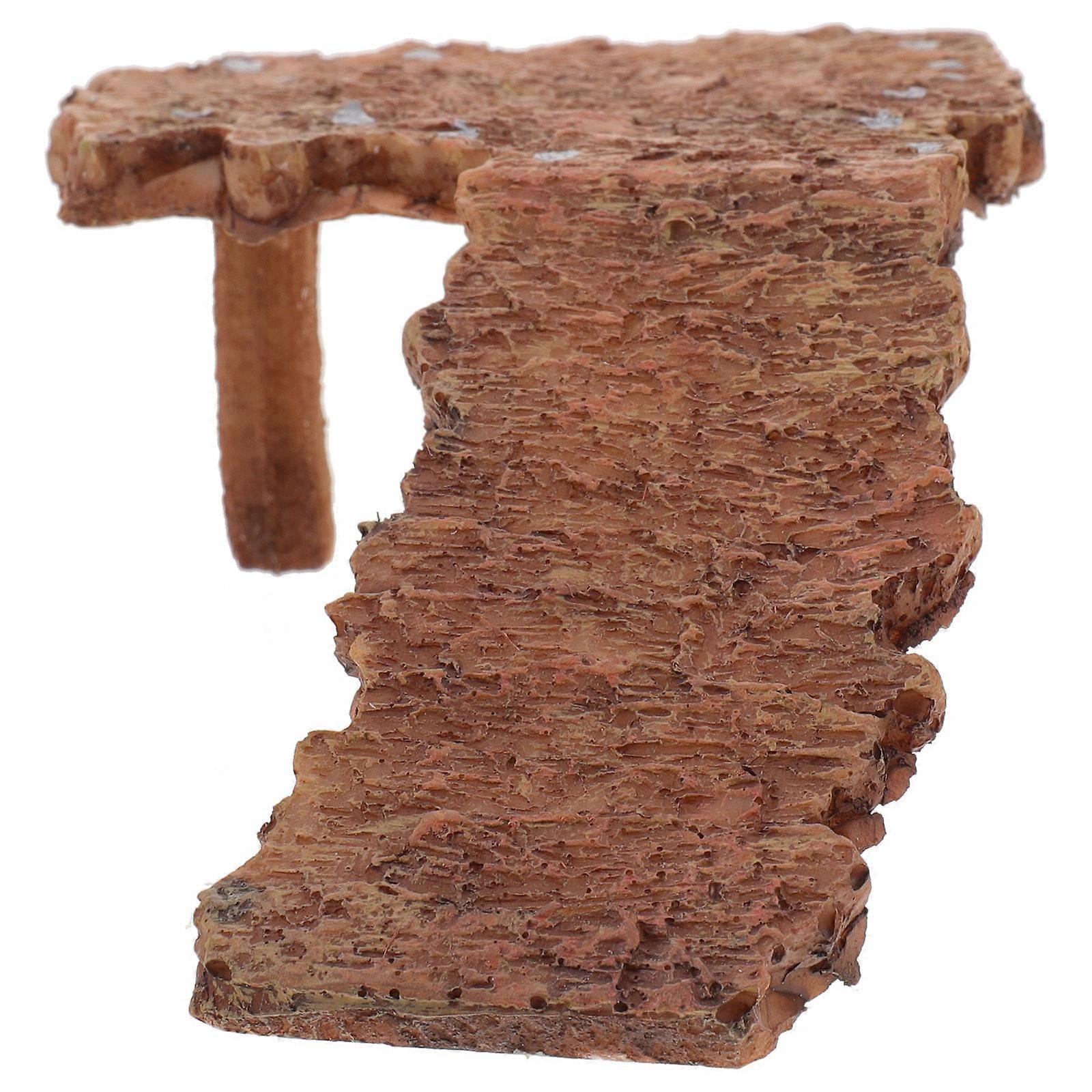 Reptile Basking Platform Turtle Climbing 4Pcs Aquarium Rockery