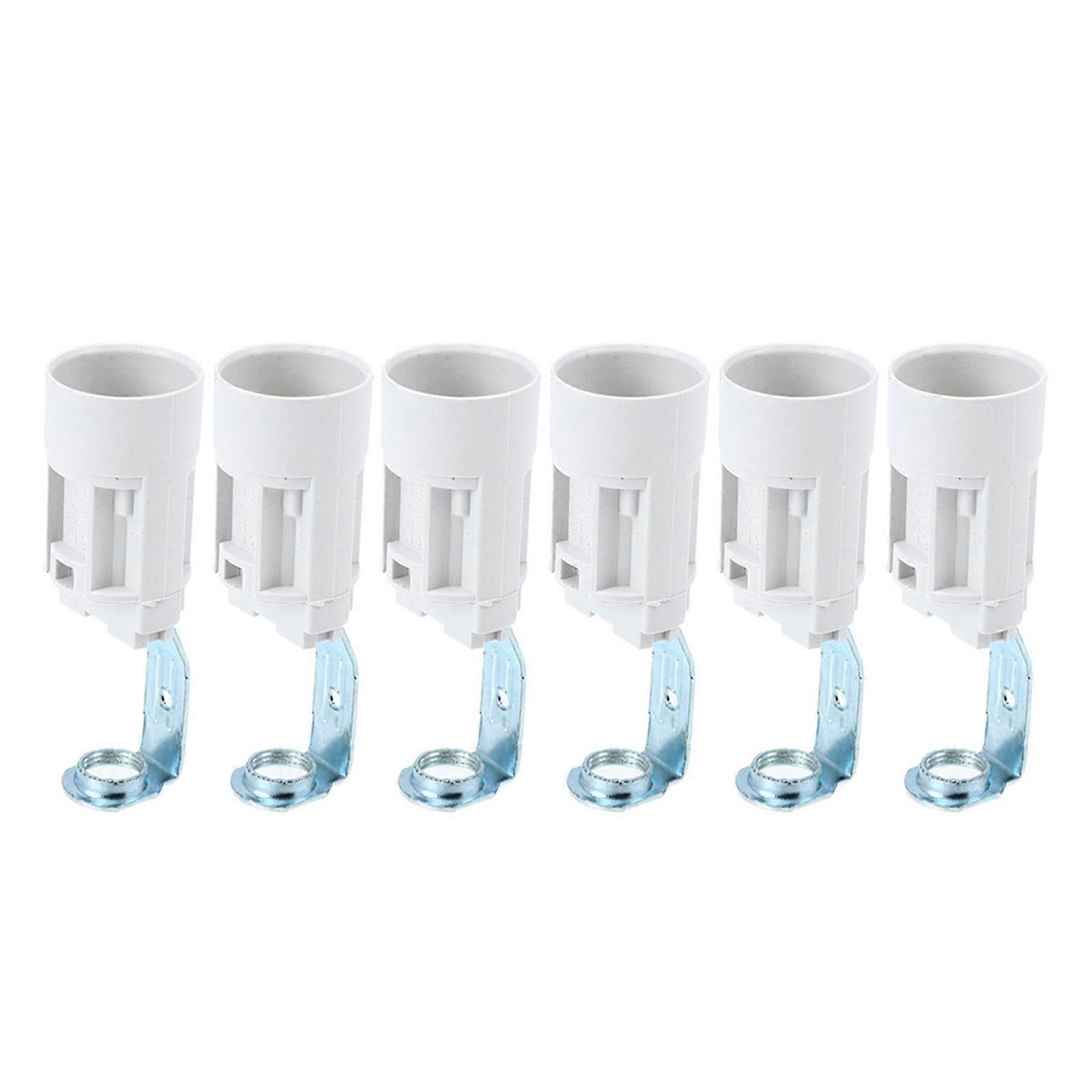 30Pcs White Candelabra Socket Replacement E14 Screw Light Sockets For In Living Room Kitchen Or Hallway