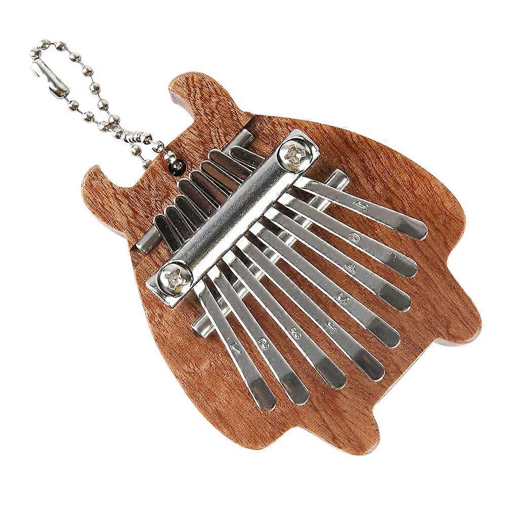 Small Kalimba Musical Instrument With Rope For Music Enthusiasts 2Pcs 7.5X6X1.8CM