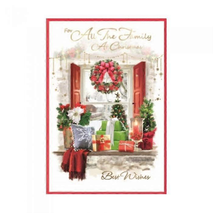 Simon Elvin For All The Family At Christmas Greetings Card (Pack of 6)