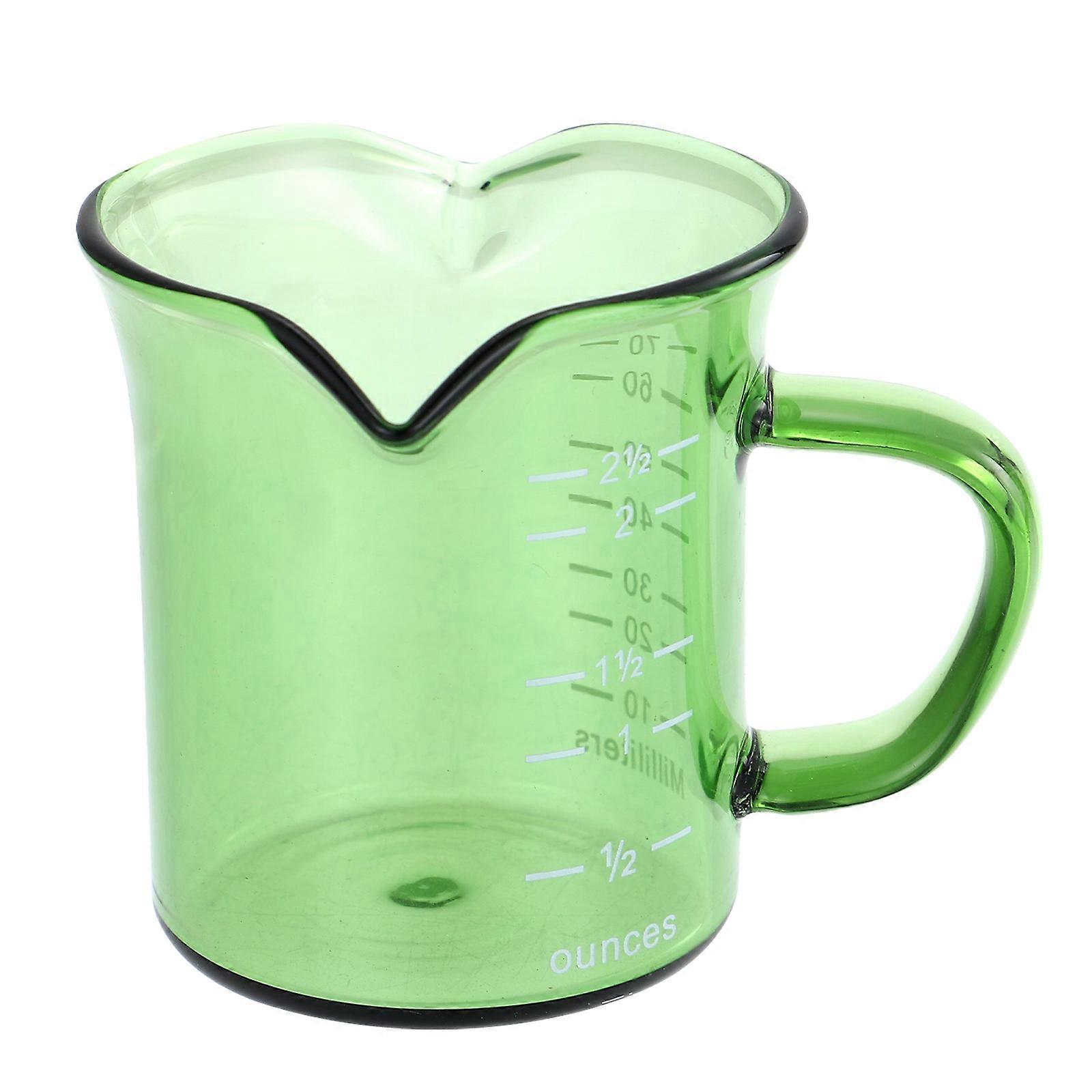 Lot de 5 verres à café verts