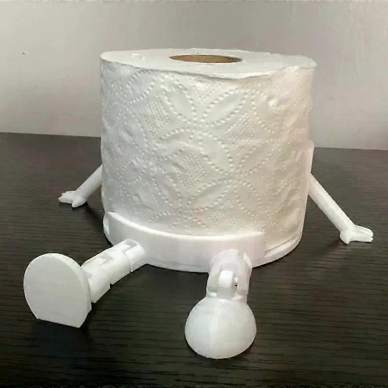 News Reading Scroll Companion -3D Printed Unique Toilet Paper Holder, Adding Fun To Your Bathroom, Suitable for Office Bathrooms