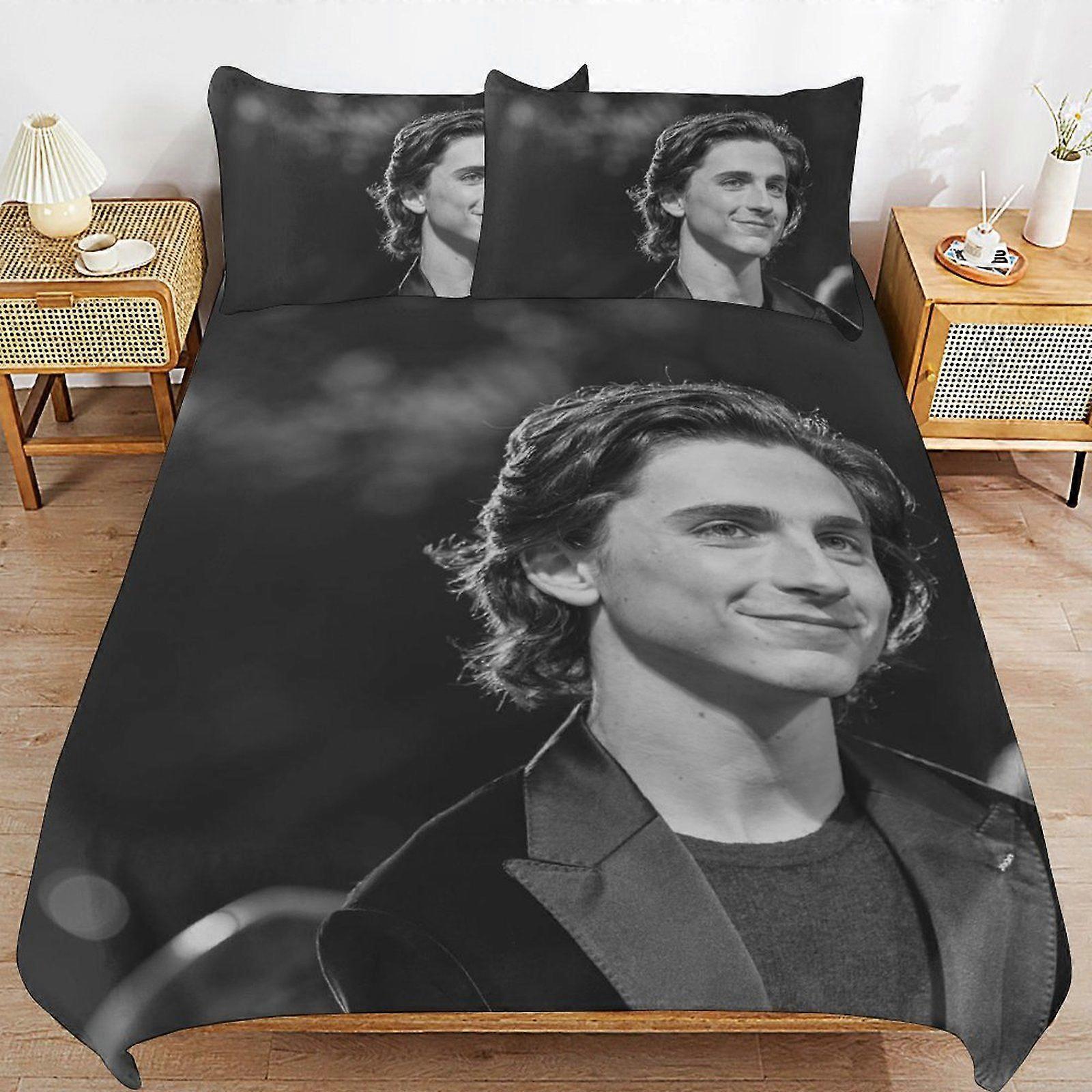 a36 Timothe Chalamet Smooth Zip Bedding Layer Sleep Essentials Strong Thread Comfort Duvet Cover Sets Everyday b36