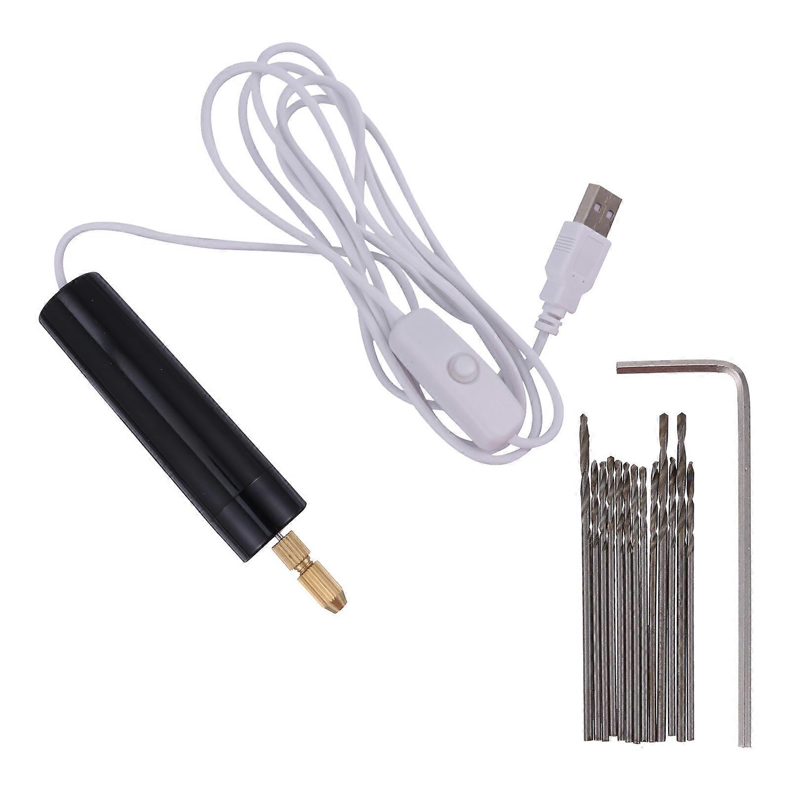 Cordless Rotary Tool USB Charging Mini Electric Drill 45 Pieces Set