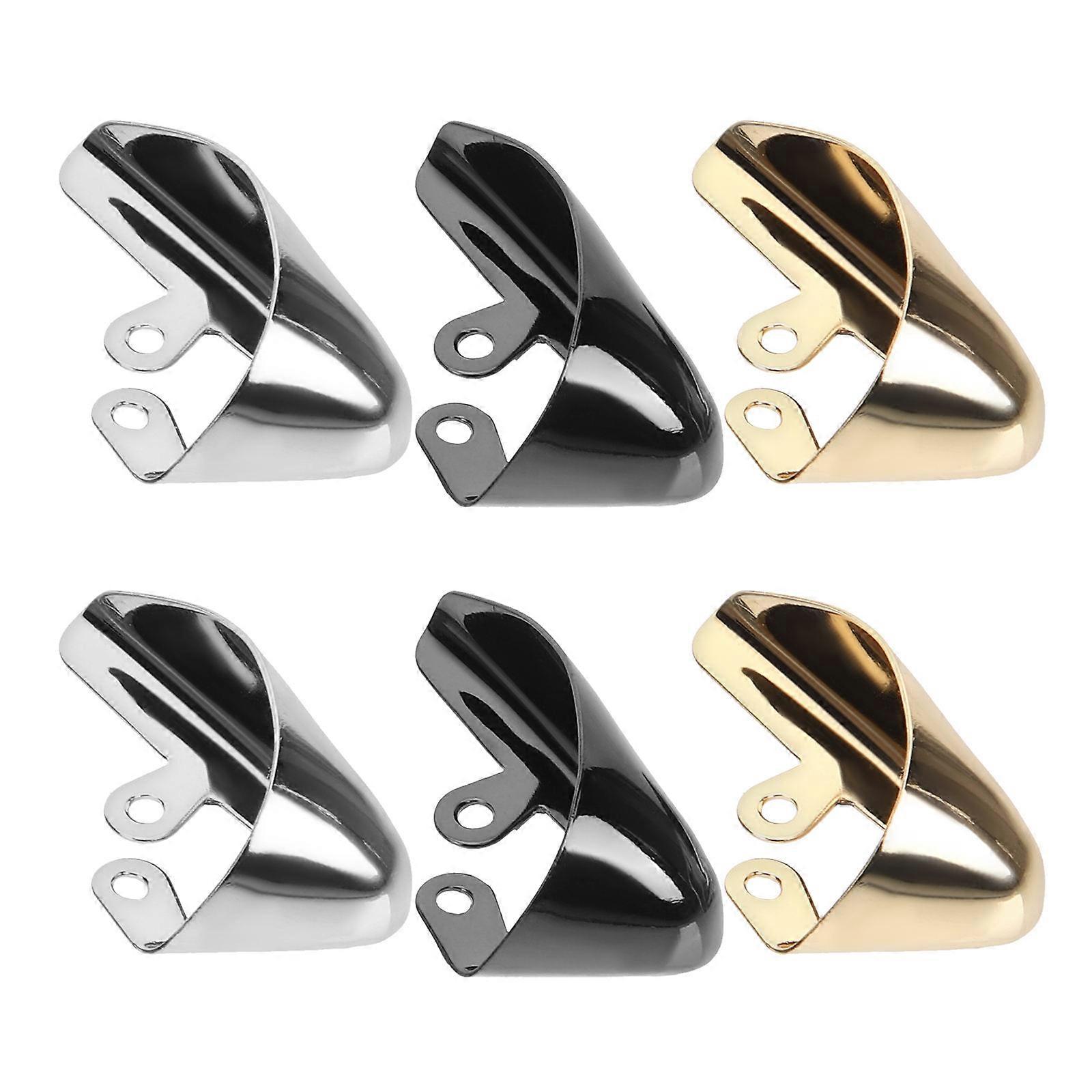 Shoe Pointed Protector Metal Cover for High Heel Toe 6Pcs Decorative Set