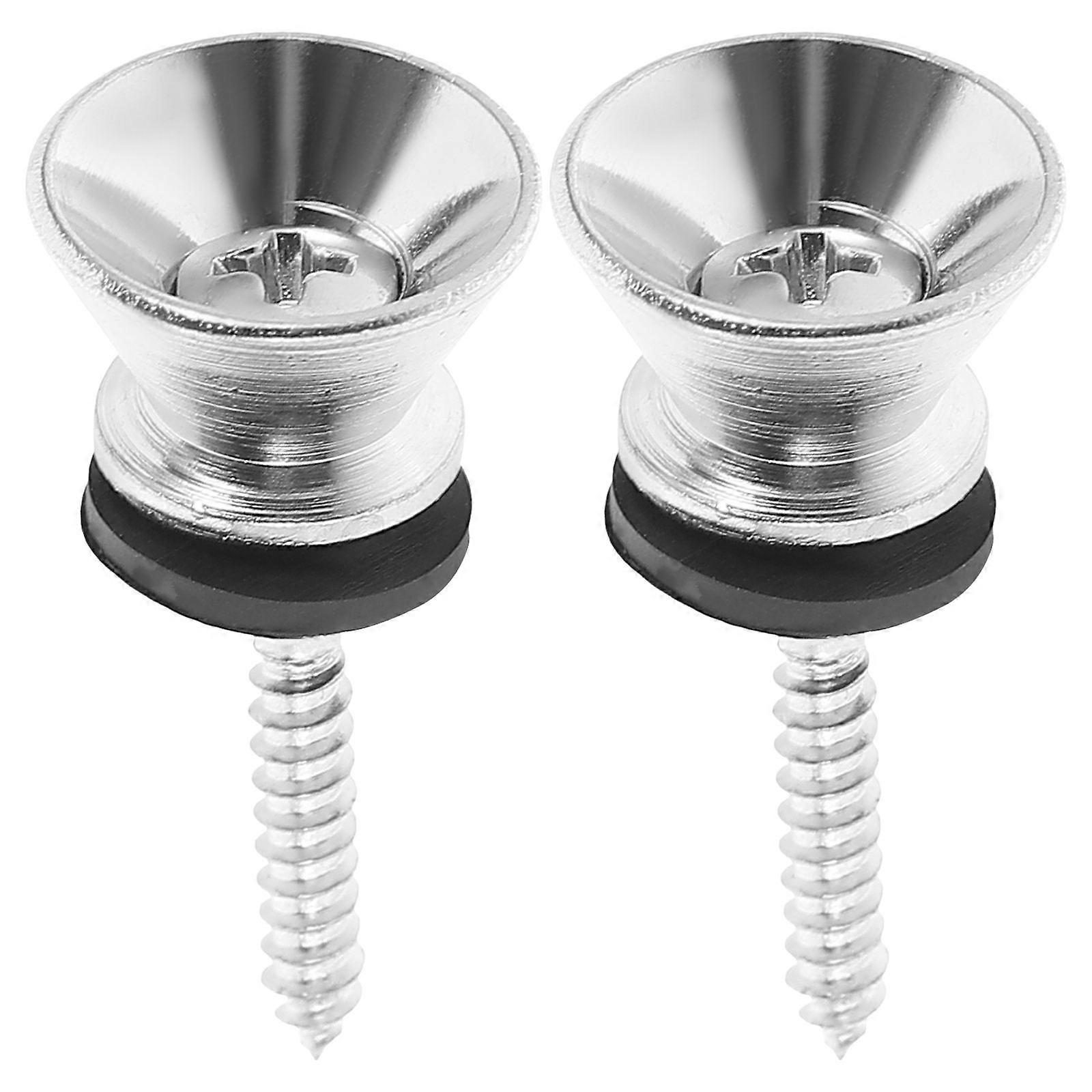 Metal Guitar Strap Locks for Secure Attachment with 5Pairs Included