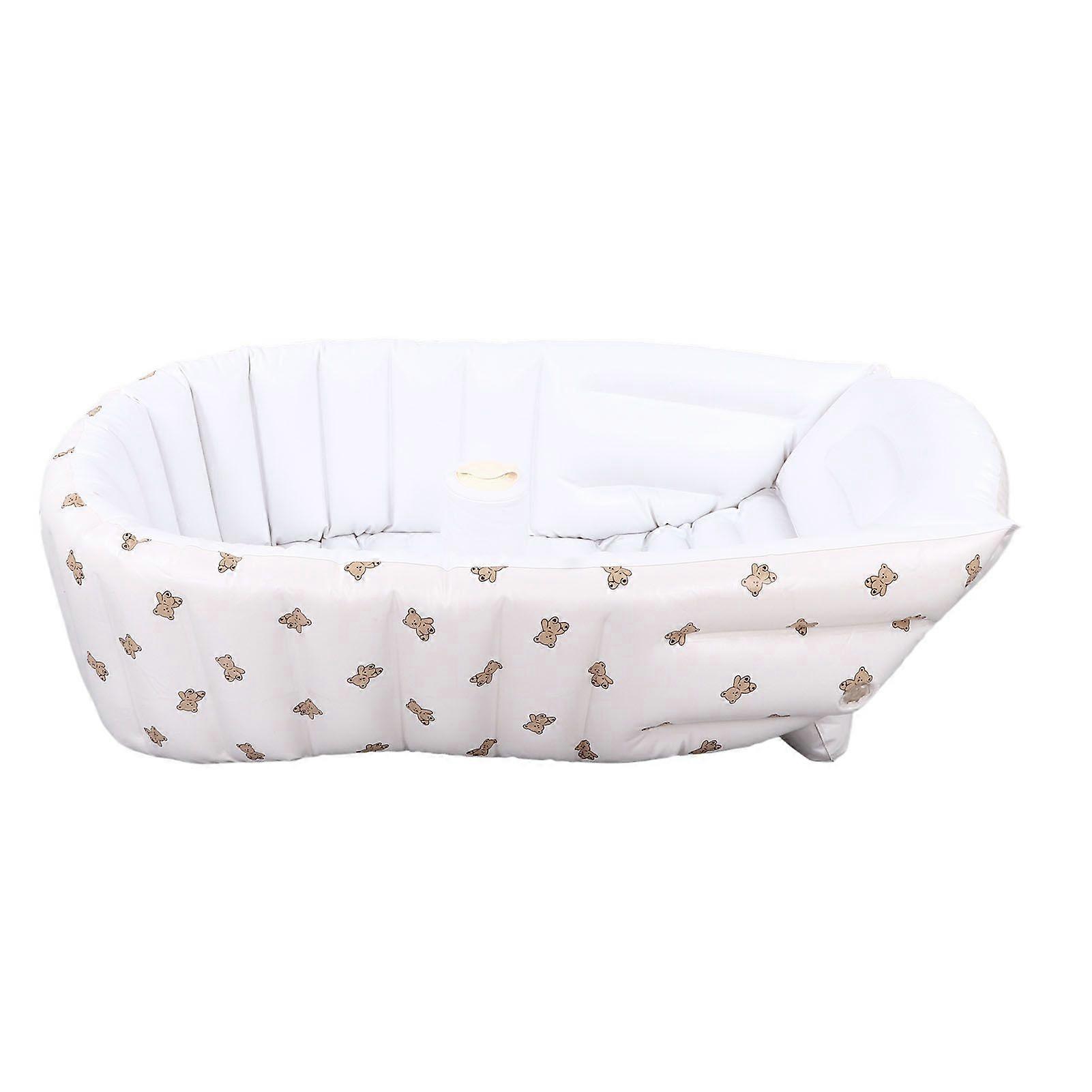 Μωρό φουσκωτό μπανιέρα σπίτι χαριτωμένο εξαίσιο μοτίβο ταξίδι φορητό βρέφος πτυσσόμενο μπανιέρα TubBear μοτίβο