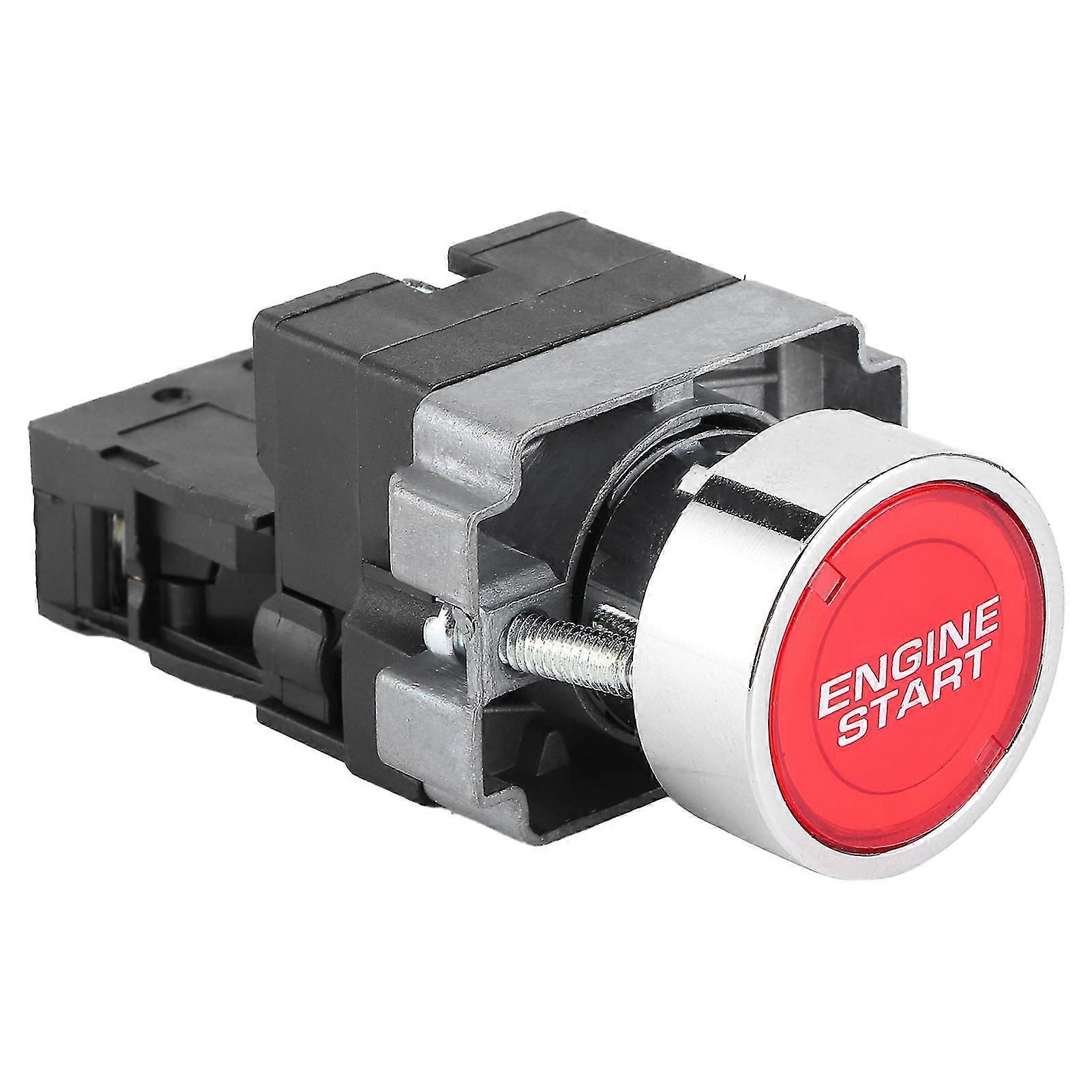 Ignition Switch Engine Starter 12V 10A LED Car Modification Button OneKey Start Push