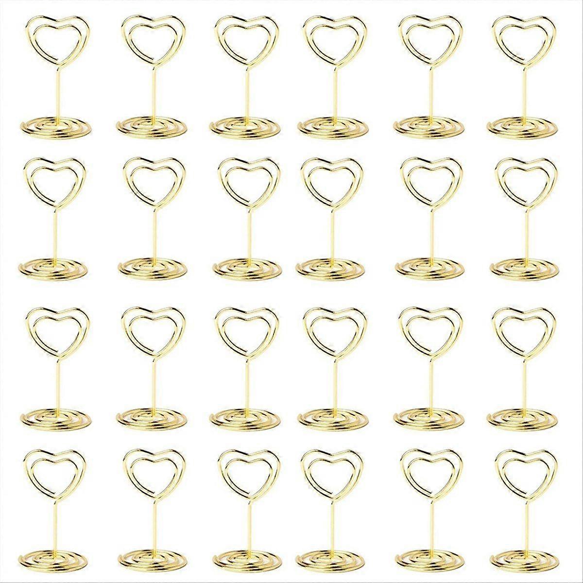 40PCS Table Number Holders Place Card Holder Cards Stand