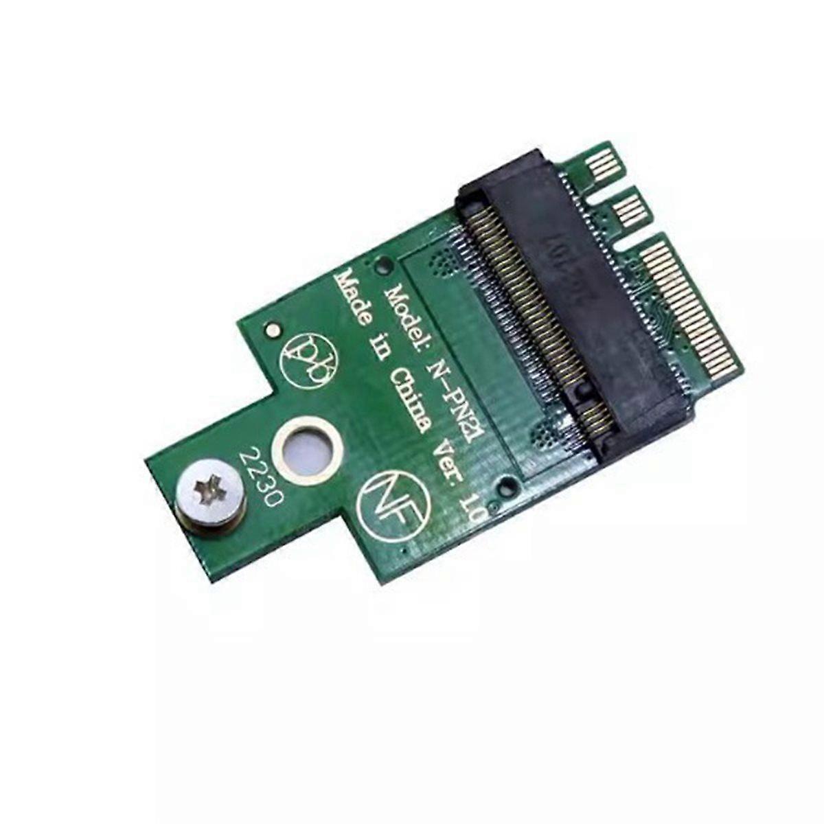 M.2 WiFi Wireless Network Card to 2230 NVMe M.2 NGFF SSD Adapter Wireless Card Slots 3mm Thickness