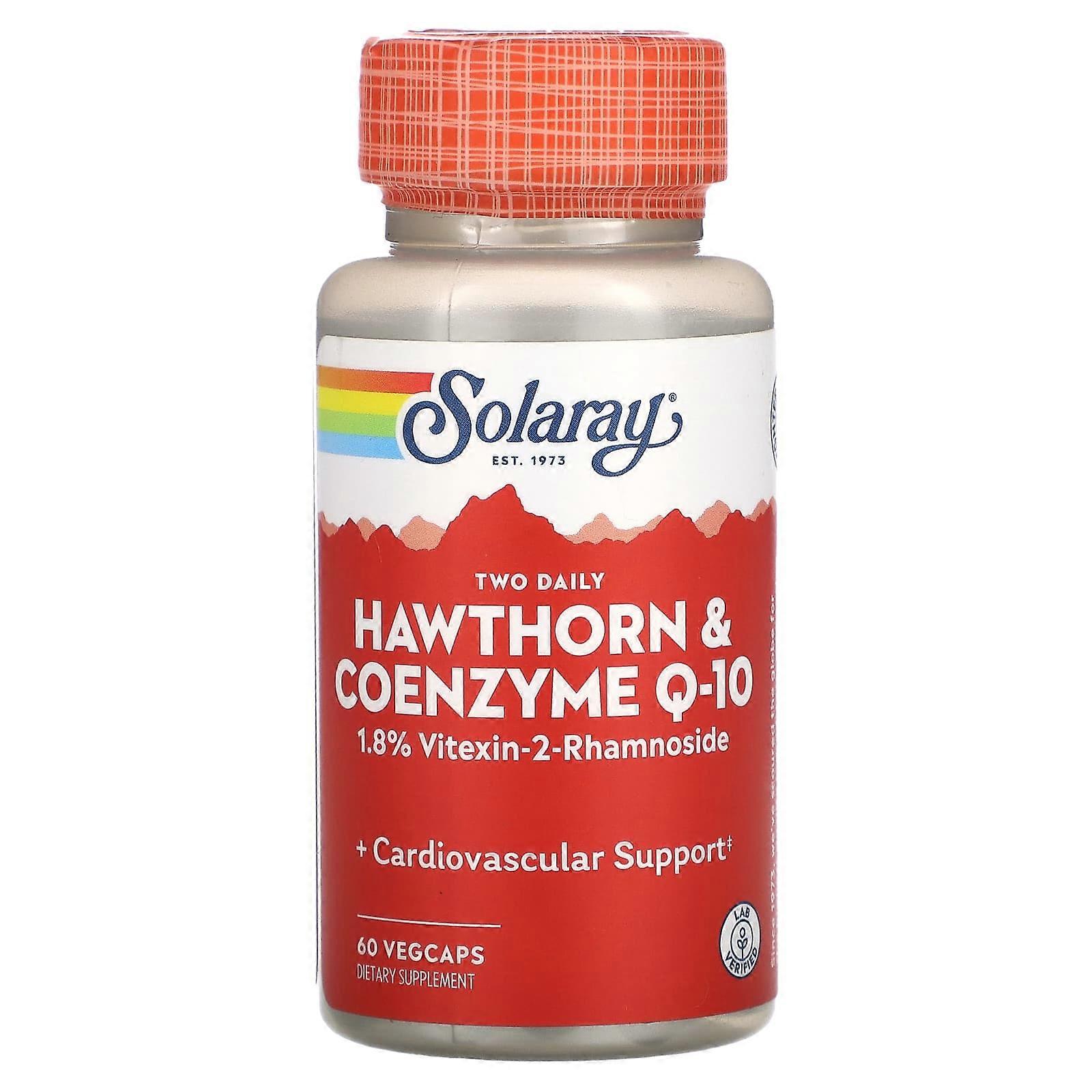 Two Daily Hawthorn & Coenzyme Q-10, 60 VegCaps