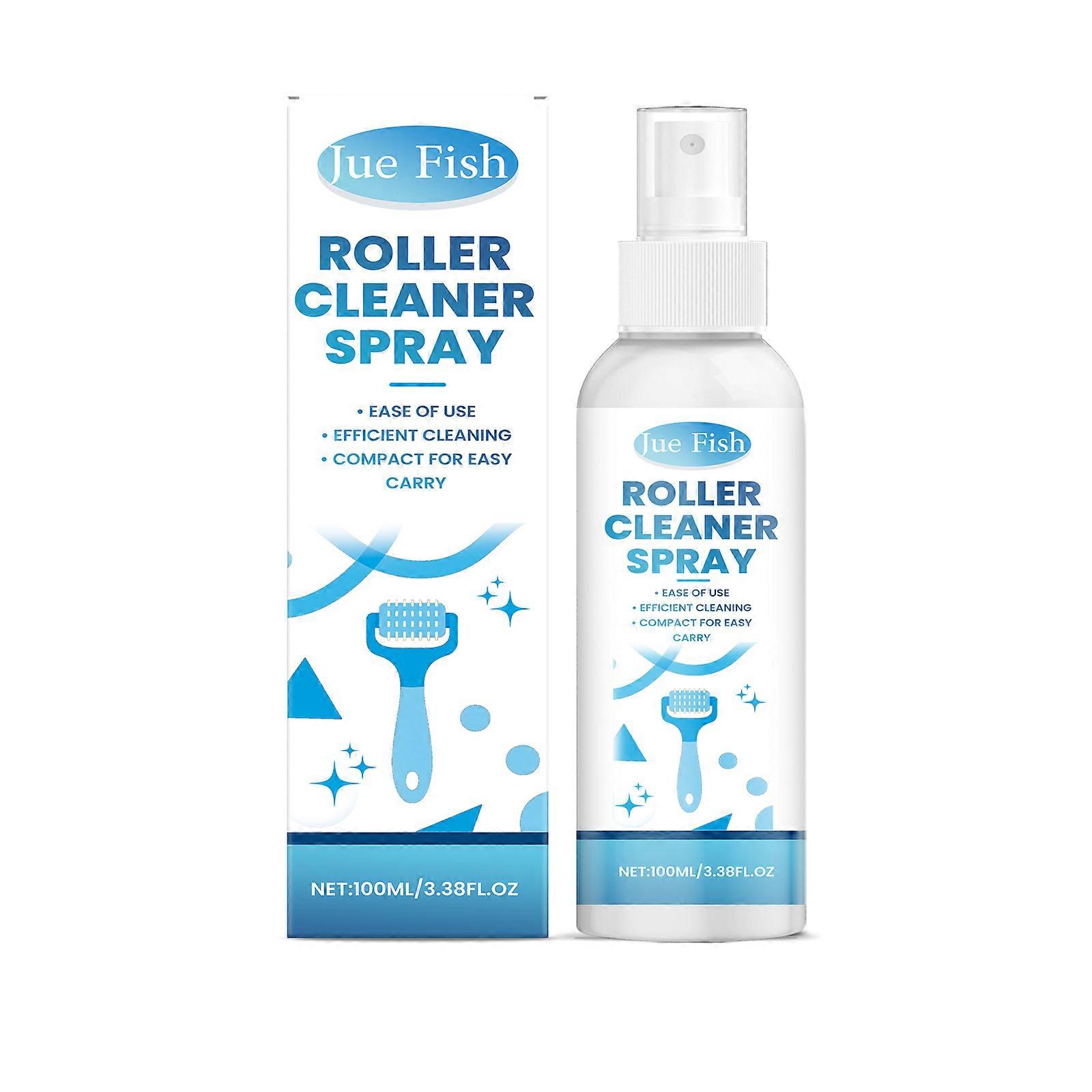 Jue Fish Roller Cleaning Spray - Cleans Roller Stains Improves Smoothness Keeps It Clean