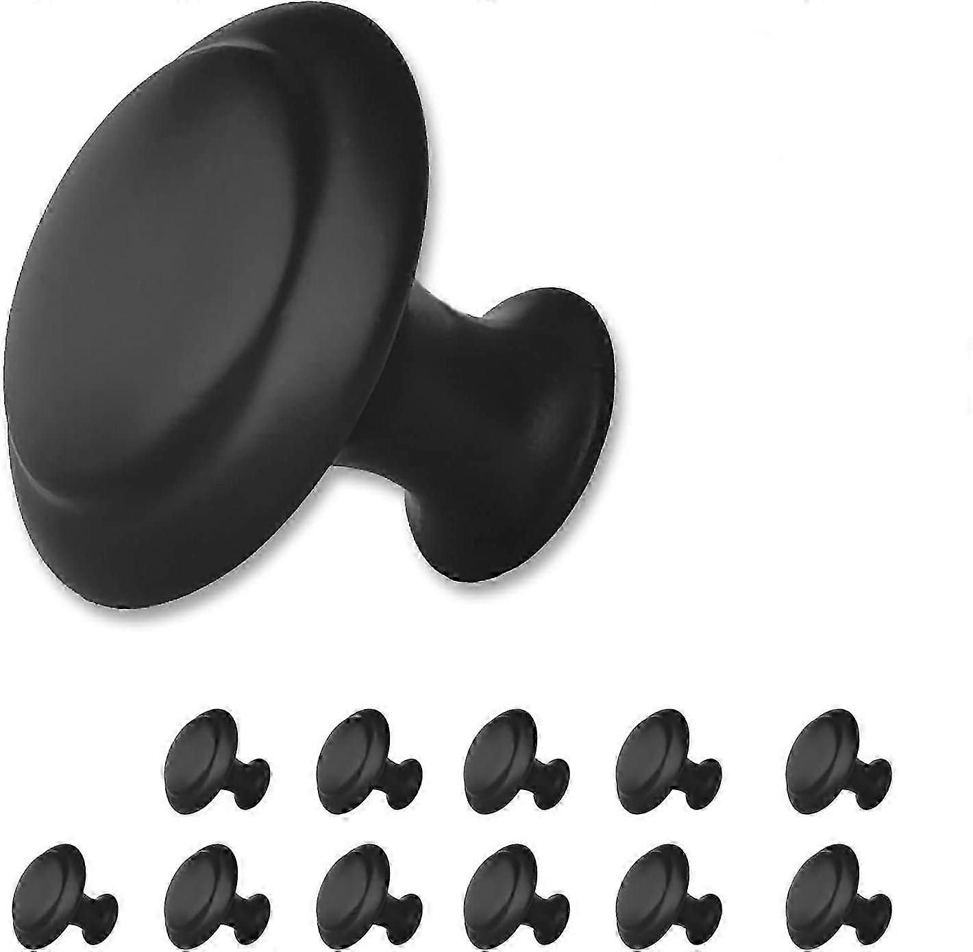 12PCS cabinet vanity drawer knobs, black kitchen cabinet knobs, cabinet and drawer vanity knobs, modern drawer handles and knobs