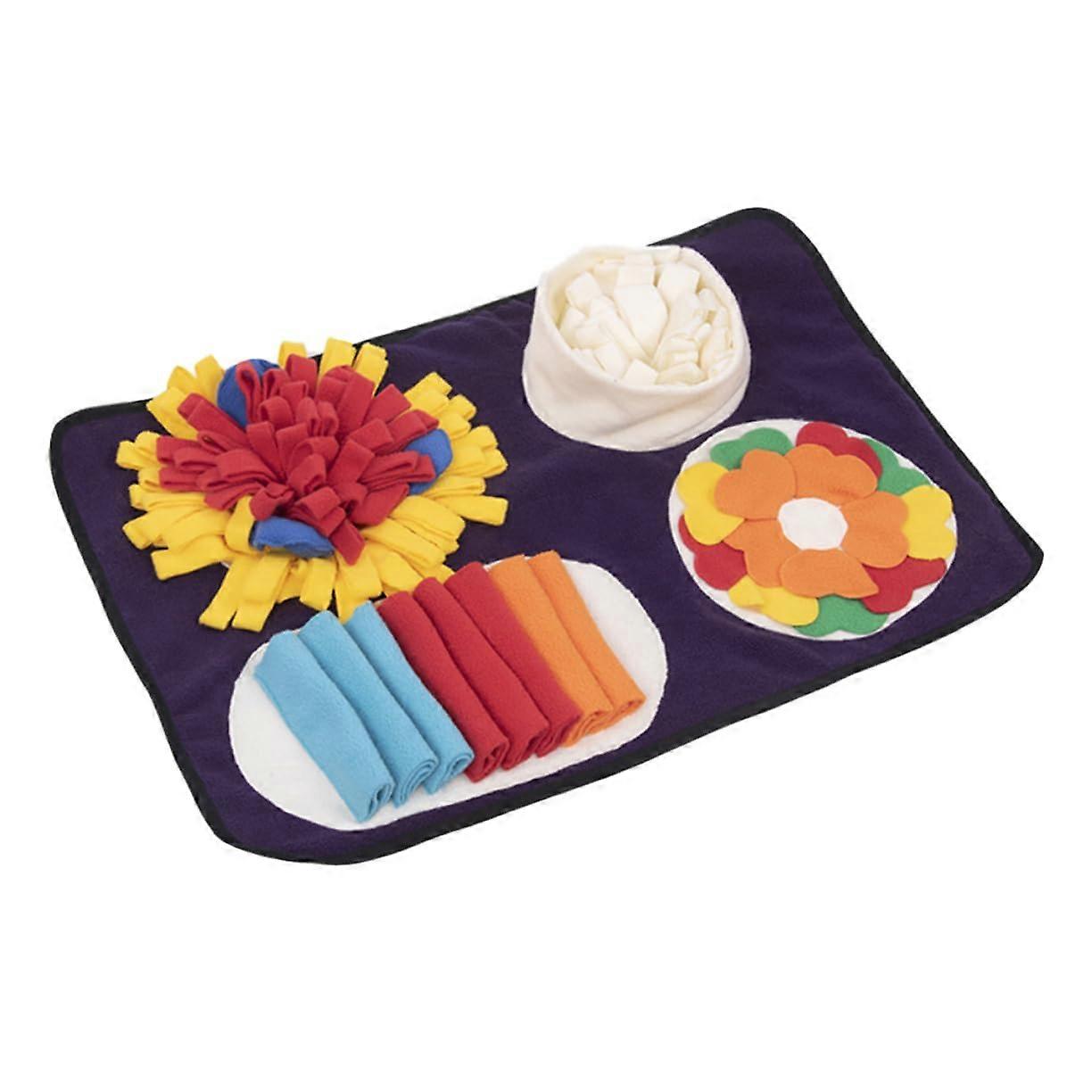 Dog Sniffing Mat For Interactive Feeding And Pet Training, Easy To Clean, Encourages Natural Foraging