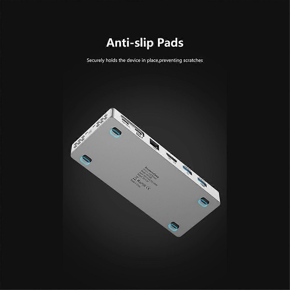 14 in 1 Docking Station Multi-Function 4K 60Hz HD Resolution USB 3.2 Transfer 10GBPS Docking Stati