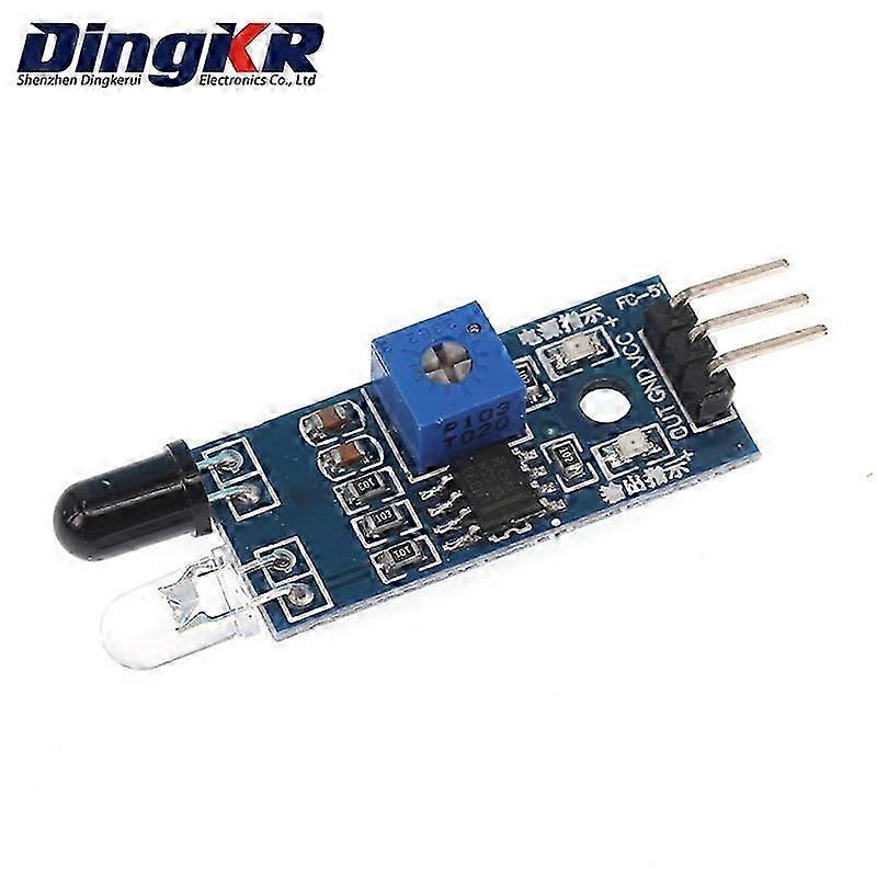 Electrónica inteligente Nuevo para Arduino DIY Smart Car Robot Reflectante Fotoeléctrico 3 pines IR Infrarrojo Evitación de Obstáculos Módulo de sensor