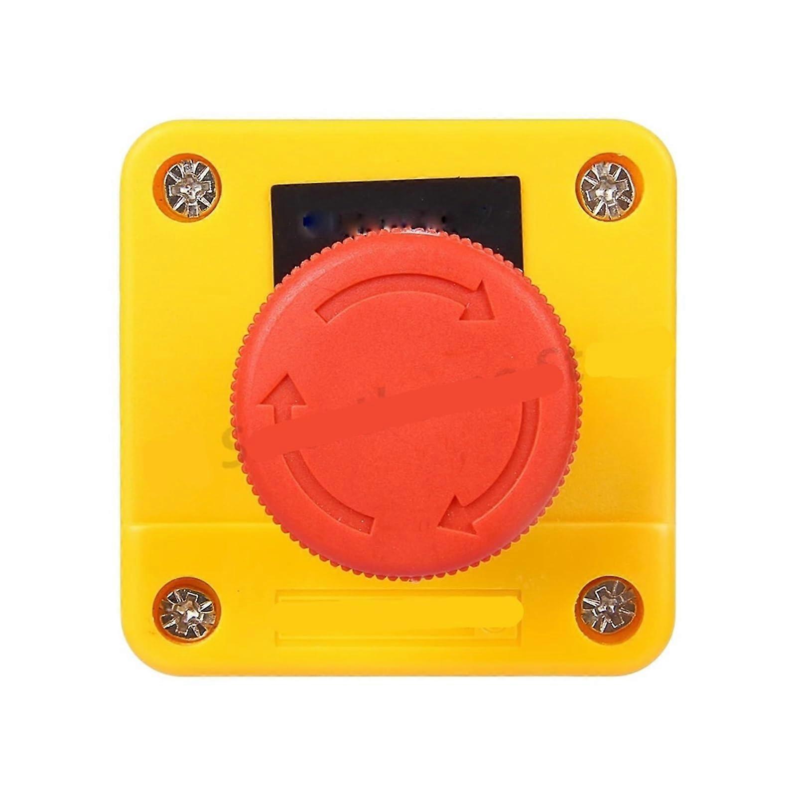 Estop Push Button Emergency Stop Switch 1 Pc Normally Open And Normally Closed DualContact Button Box