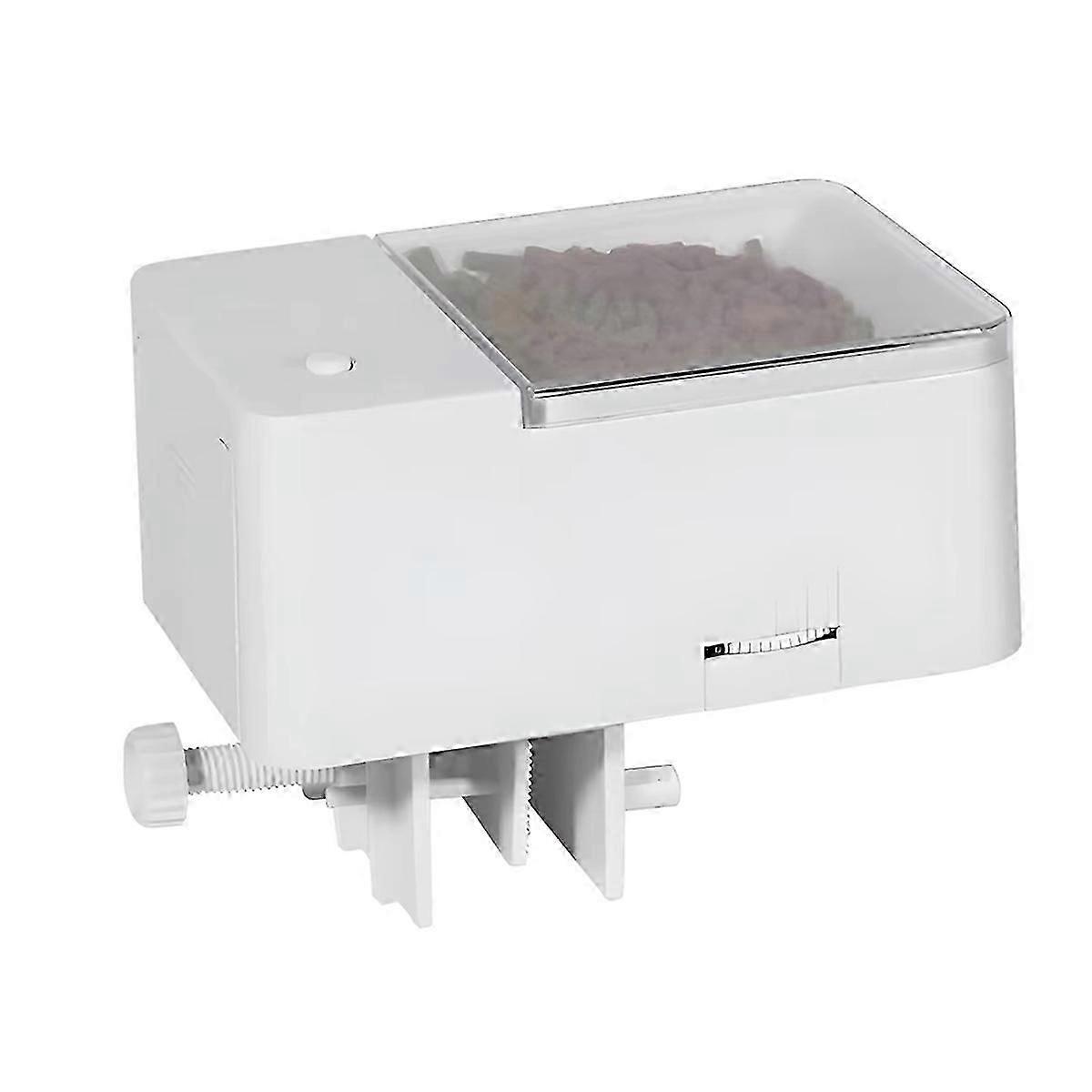 Fish feeder automatic with 4-speed timer for 12mm food Automatic fish feeder with timer supports 12mm pellets Smart fish feeder 4-speed timer for 12mm