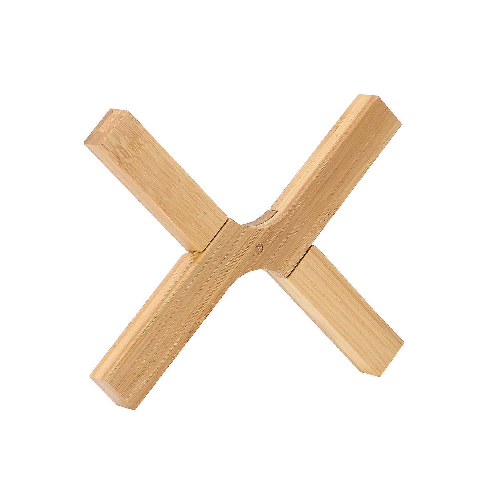 Foldable Non Slip Heat Resistant Trivet Pot Holder Compact Expandable Design for Kitchen Counter and Table Use