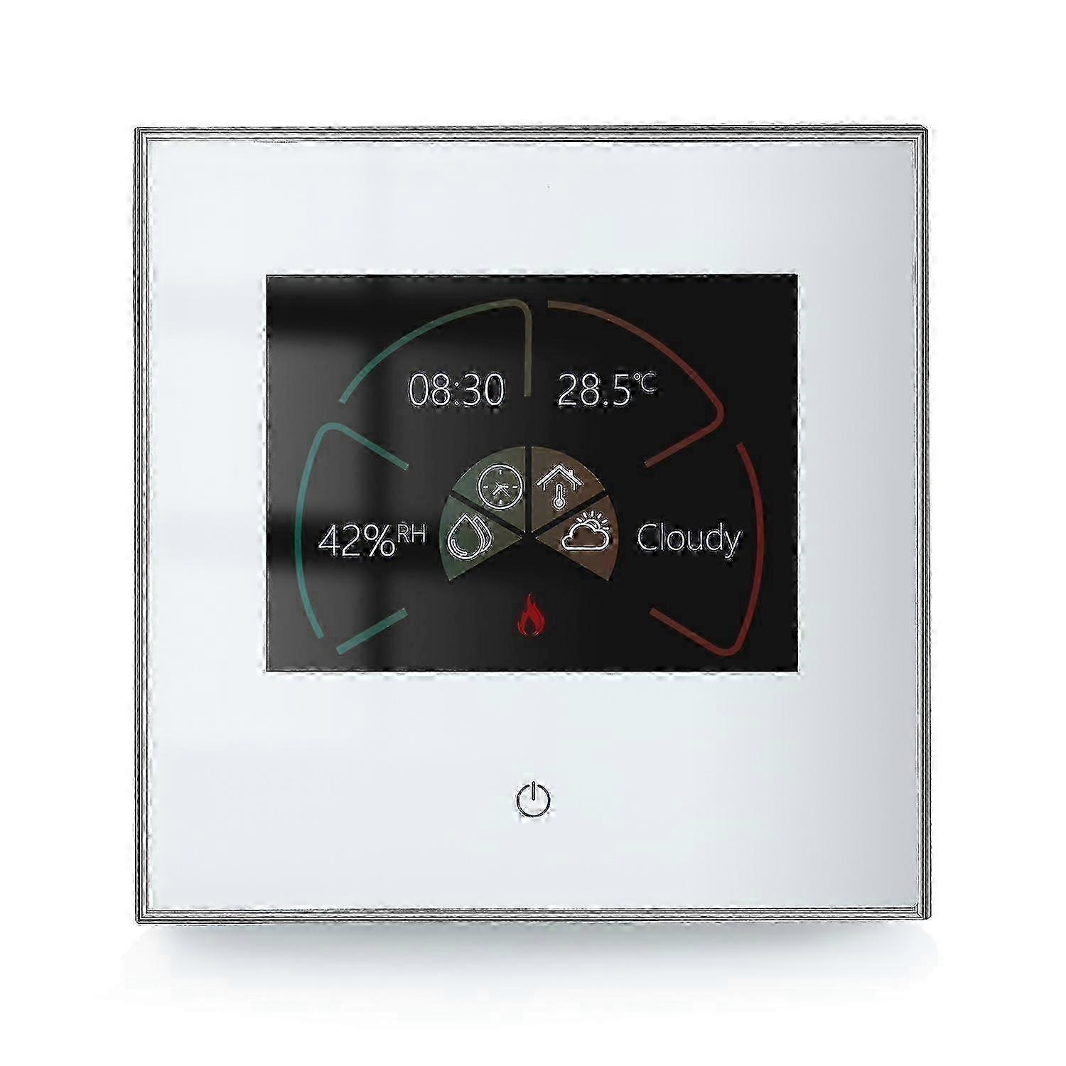 BHT-2002GBLM 220V Smart Home Heating Thermostat Electric Heating WiFi Thermostat with External Sensor Wire