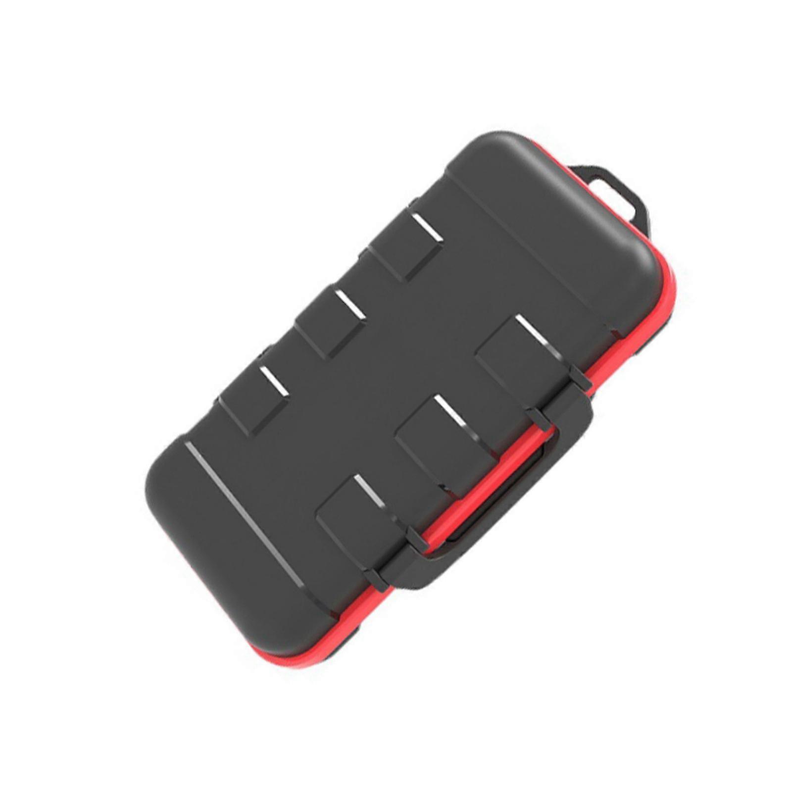 Memory Card Case Water Resistant Shockproof Memory Card Wallet Memory Card Organizers for Memory Card Camera Battery Multicolor