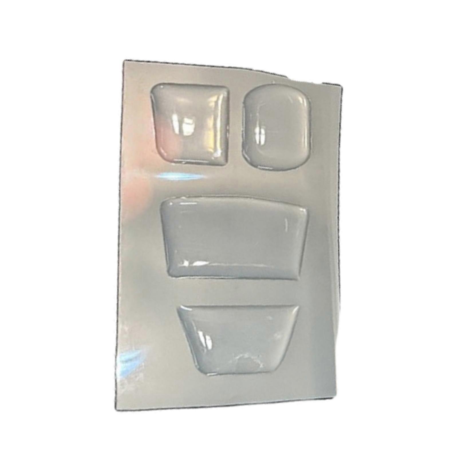 Pack of 4 Accuracy Fit Car Gear Shifts Button Stickers Scratch Resistant Drop Glues Design Easy Installation for Car Multicolor