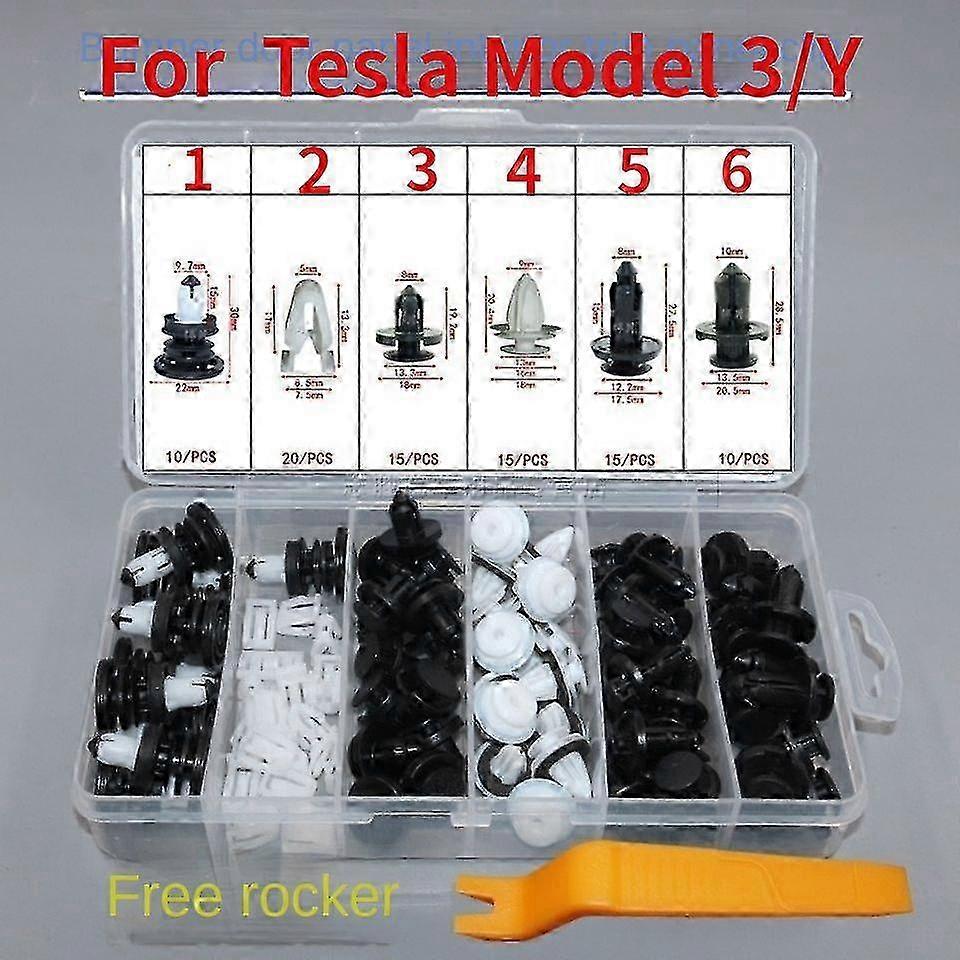 مشابك لوحة التحكم المركزية Tesla Model 3 Y مع مشابك الباب والدرابزين