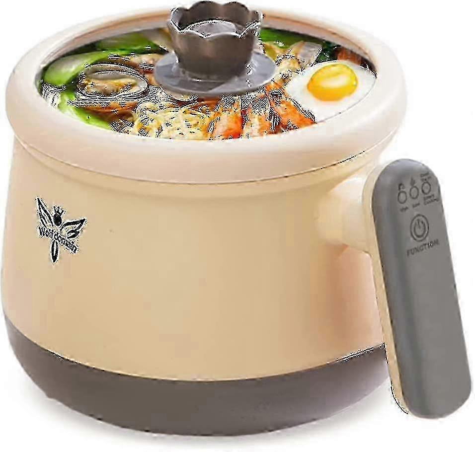 Chytrý multifunkční elektrický horký hrnec 1,8 l - Shabu Shabu Mini nepřilnavý hrnec s variabilní regulací výkonu a automatickou funkcí