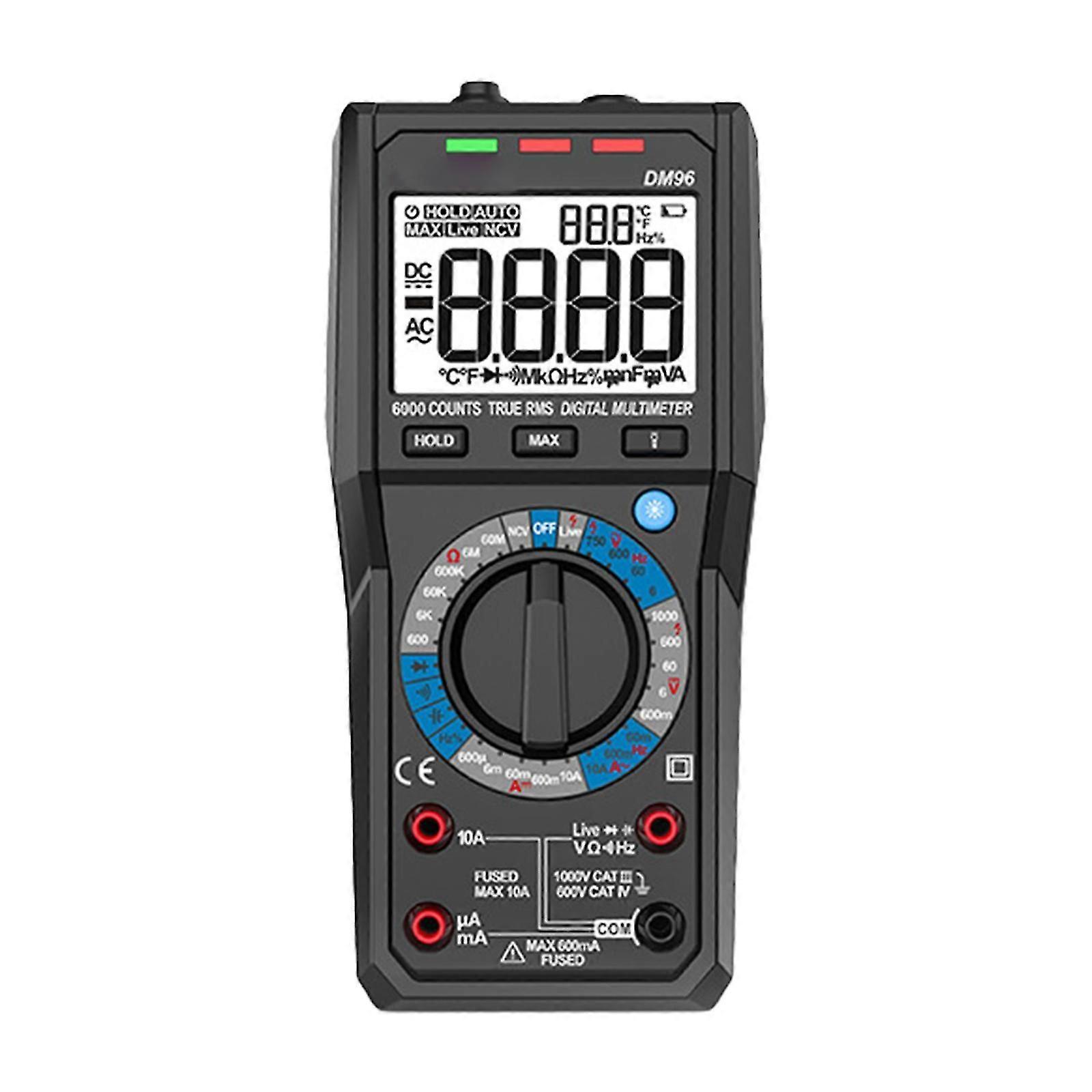 Versatile Auto Manual Ranging Multimeter with Flashlight Reliable Digital Multimeter with NCV Function compatible Household Myi