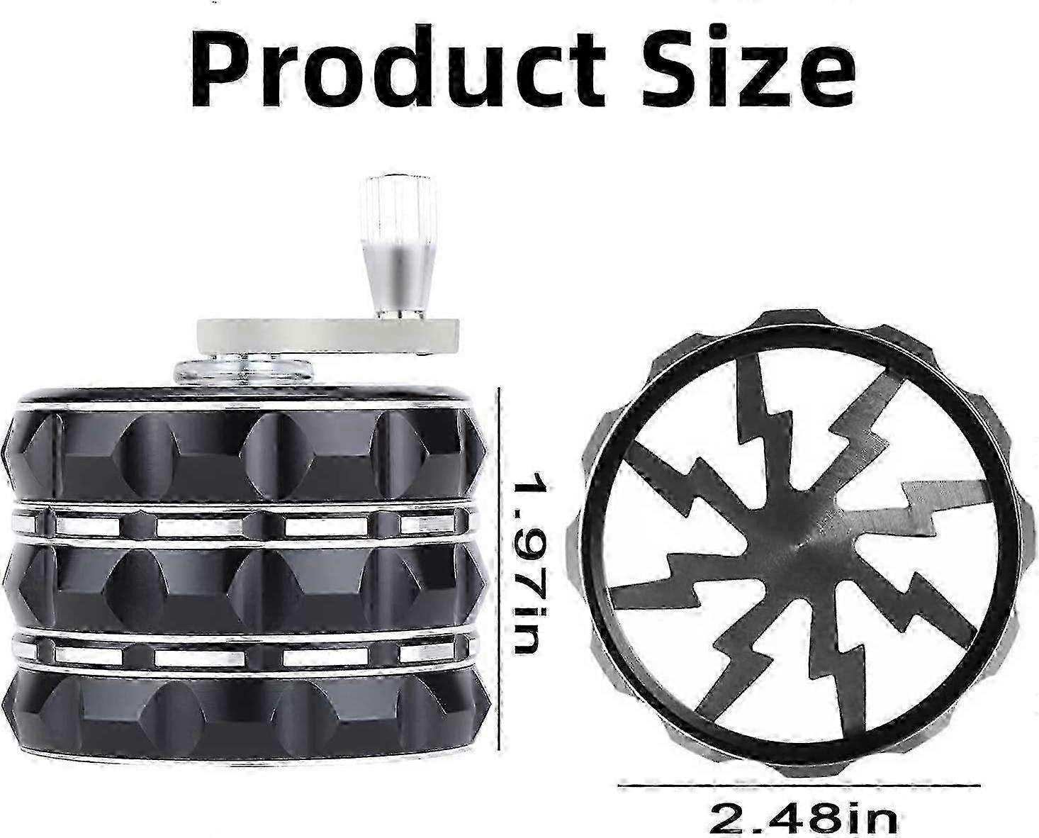 z Hand Crank Grinder Large Size 2.5 Inch for Efficient Grinding