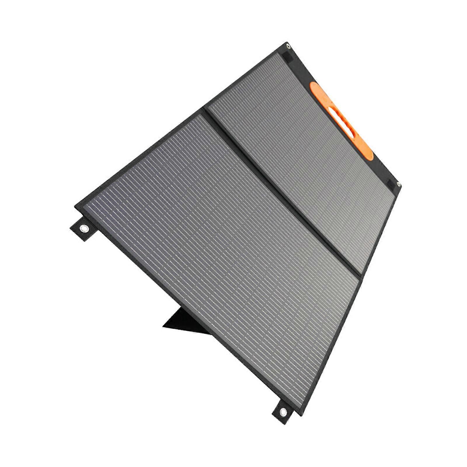 Light weight Foldable Solars Panel With Magnetic Handle Adjustable Angle For Sun Absorption Outdoor Activity Multicolor