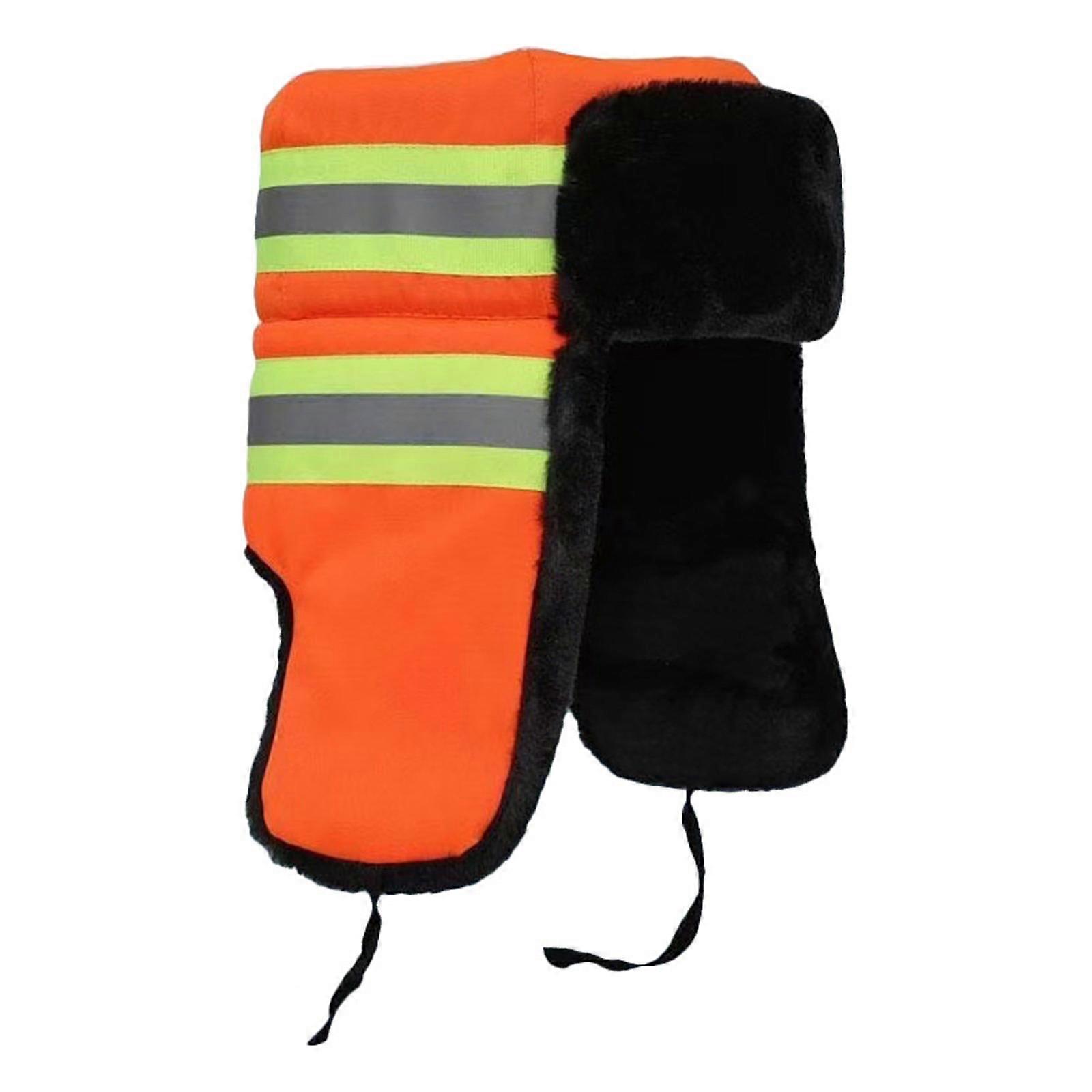 Lightweight Reflective Winter Hat With Ear Coverage Cold Weather Protection Breathable Polyester For Hiking Commuting  Picture style