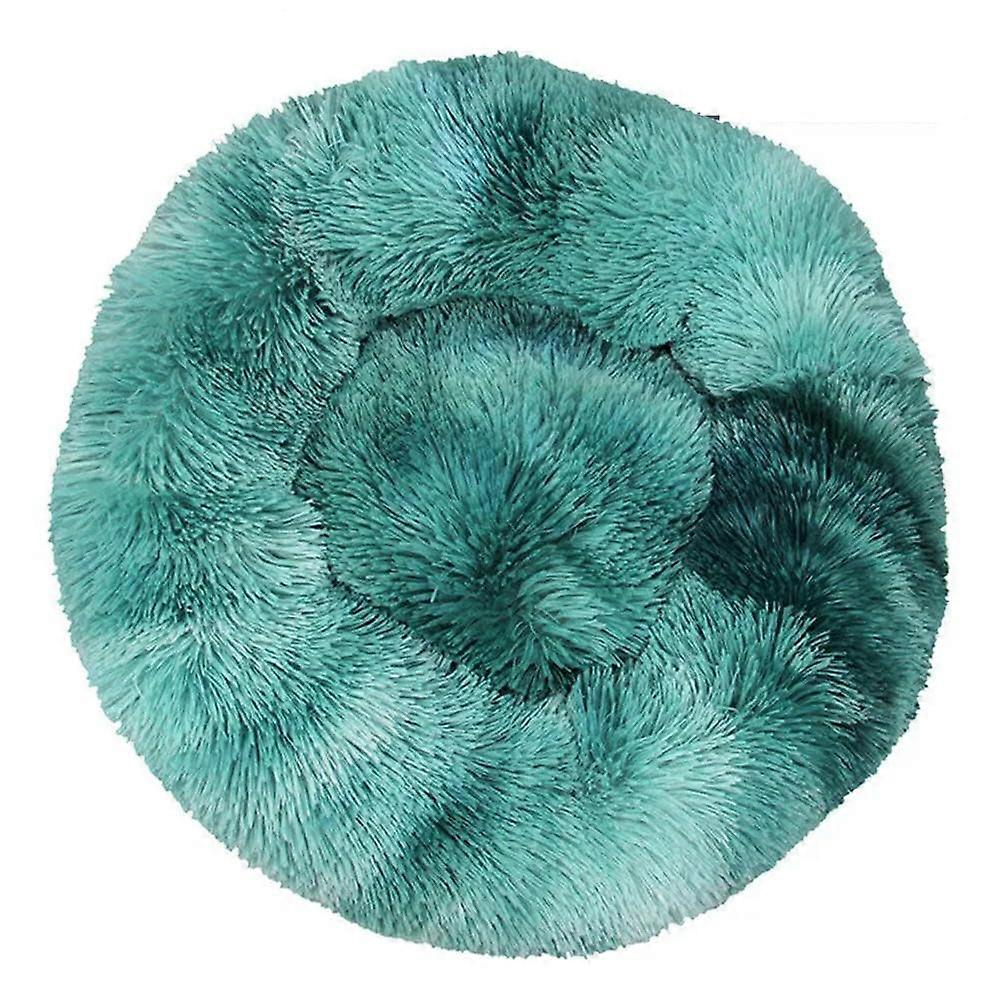 Dog Cat Plush Round Bed 40cm Soft Winter Nest Mat for Pets, MultiColor, Multiple Sizes