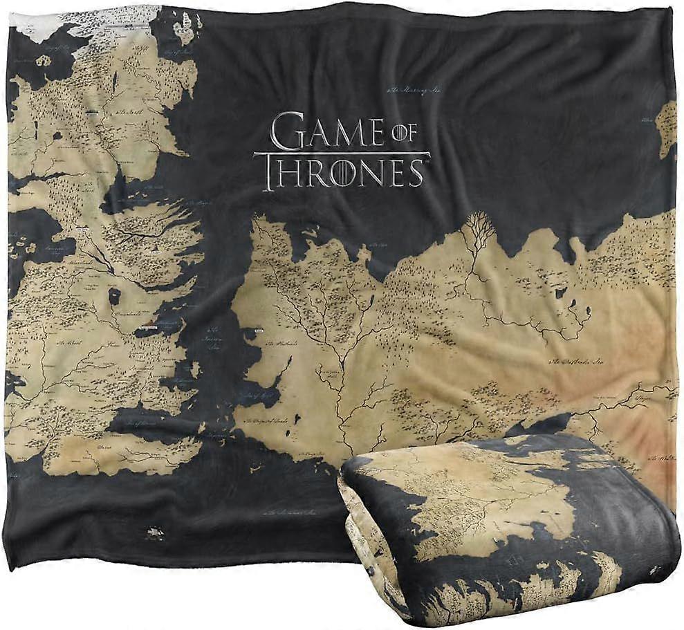 GAME OF THRONES Blanket, , Westeros Map, Silky Touch Super Soft Throw Blanket-lkhgf340