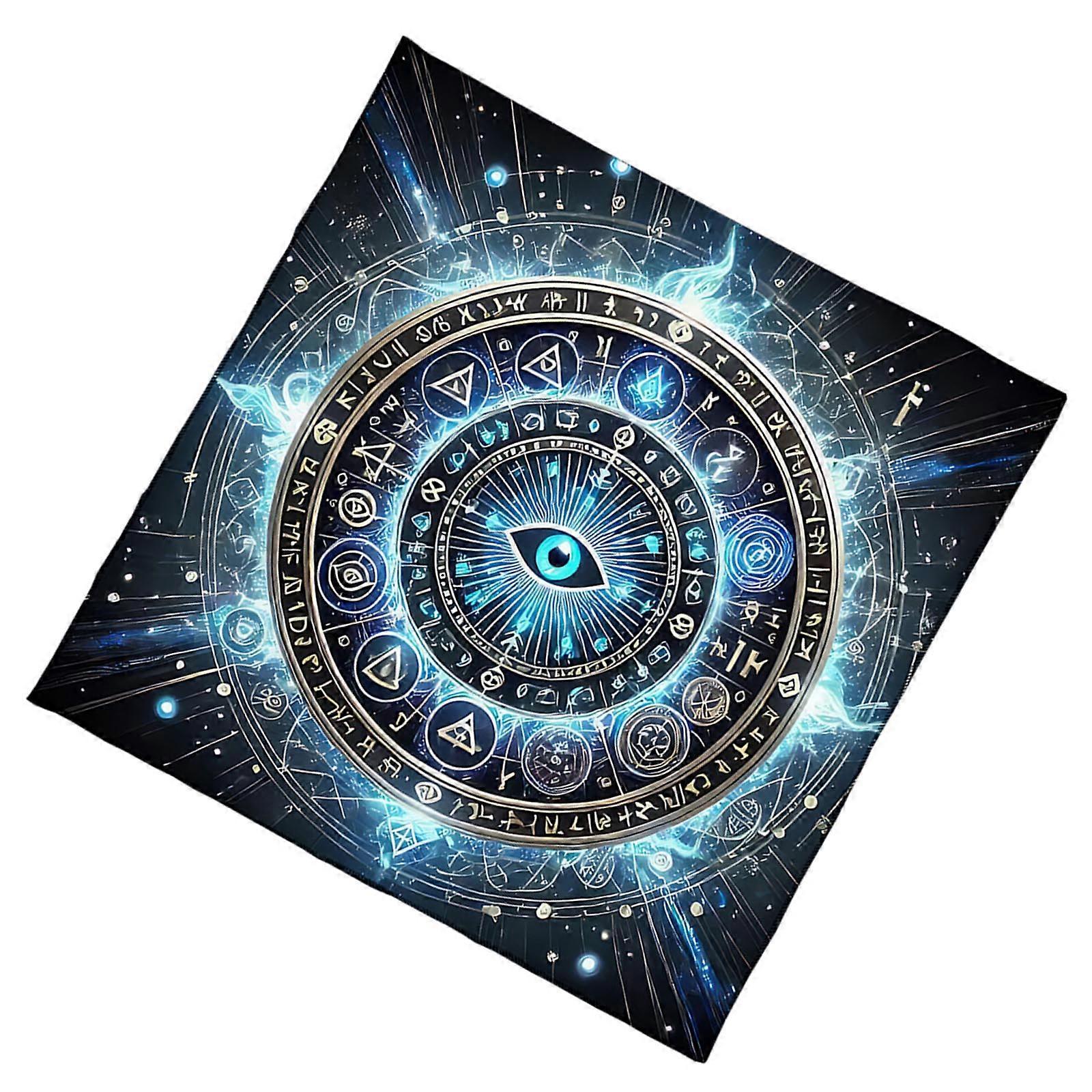 Stylish Tarots Meditations Cover Foldable Velvets Tarots Cloth Space Efficient Strong Design Suitable for Travel Use  75x75cm