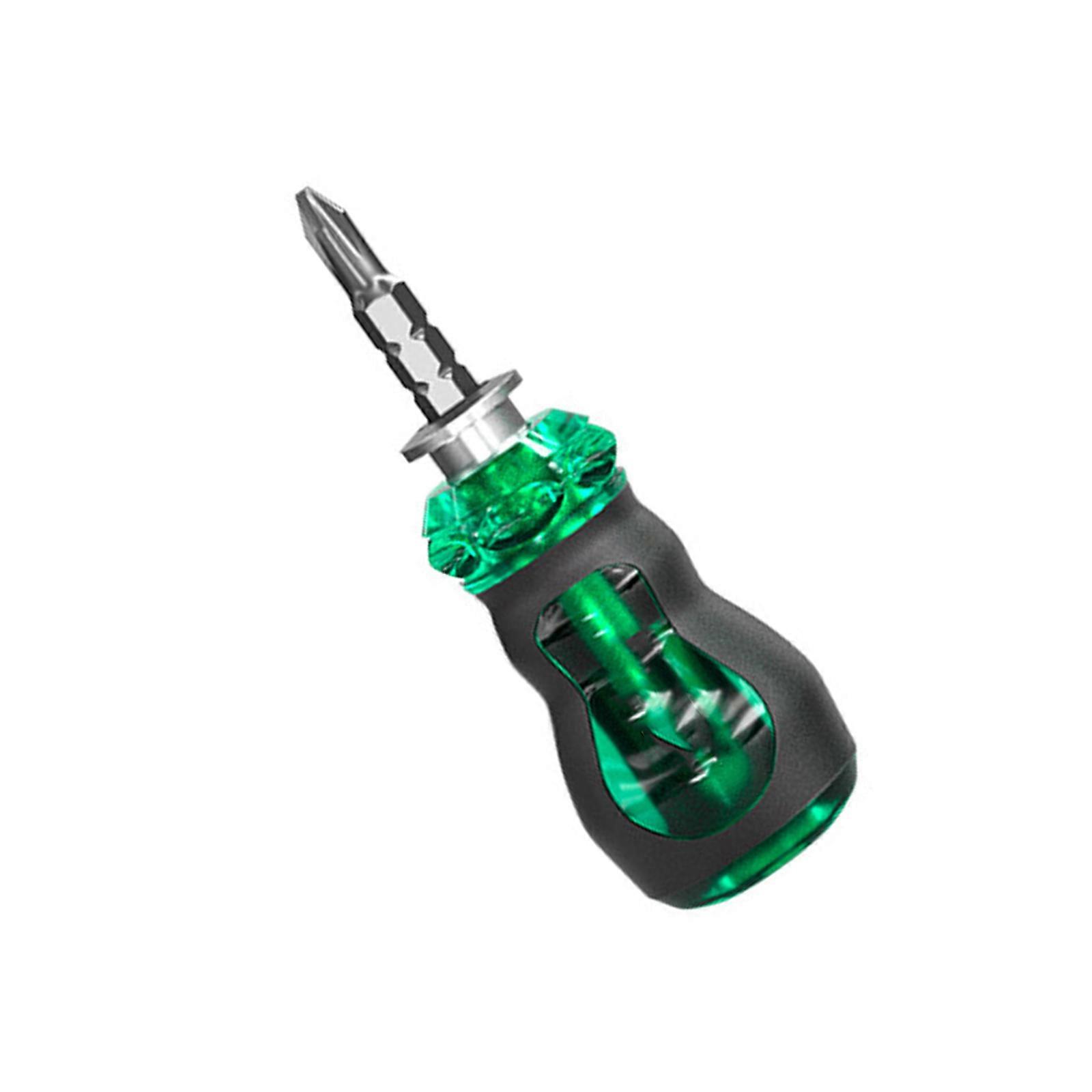 Double Purpose Magnetic Screwdriver with Retractable 15 to 25cm Shaft Suitable for Precise Electronics Automotive Repair Multicolor